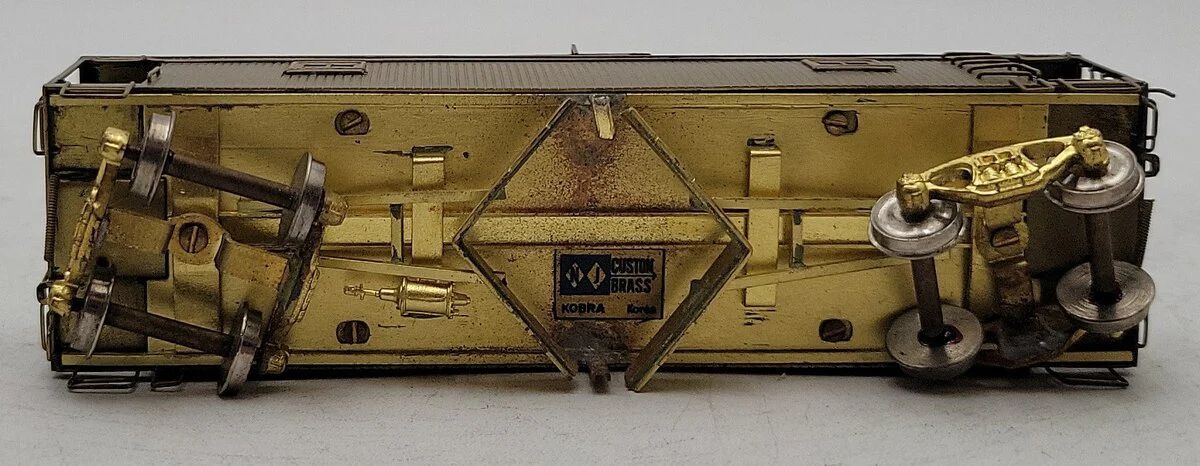 NJ Custom Brass RS-638 HO Snow Flanger -painted EX/Box - Image 4