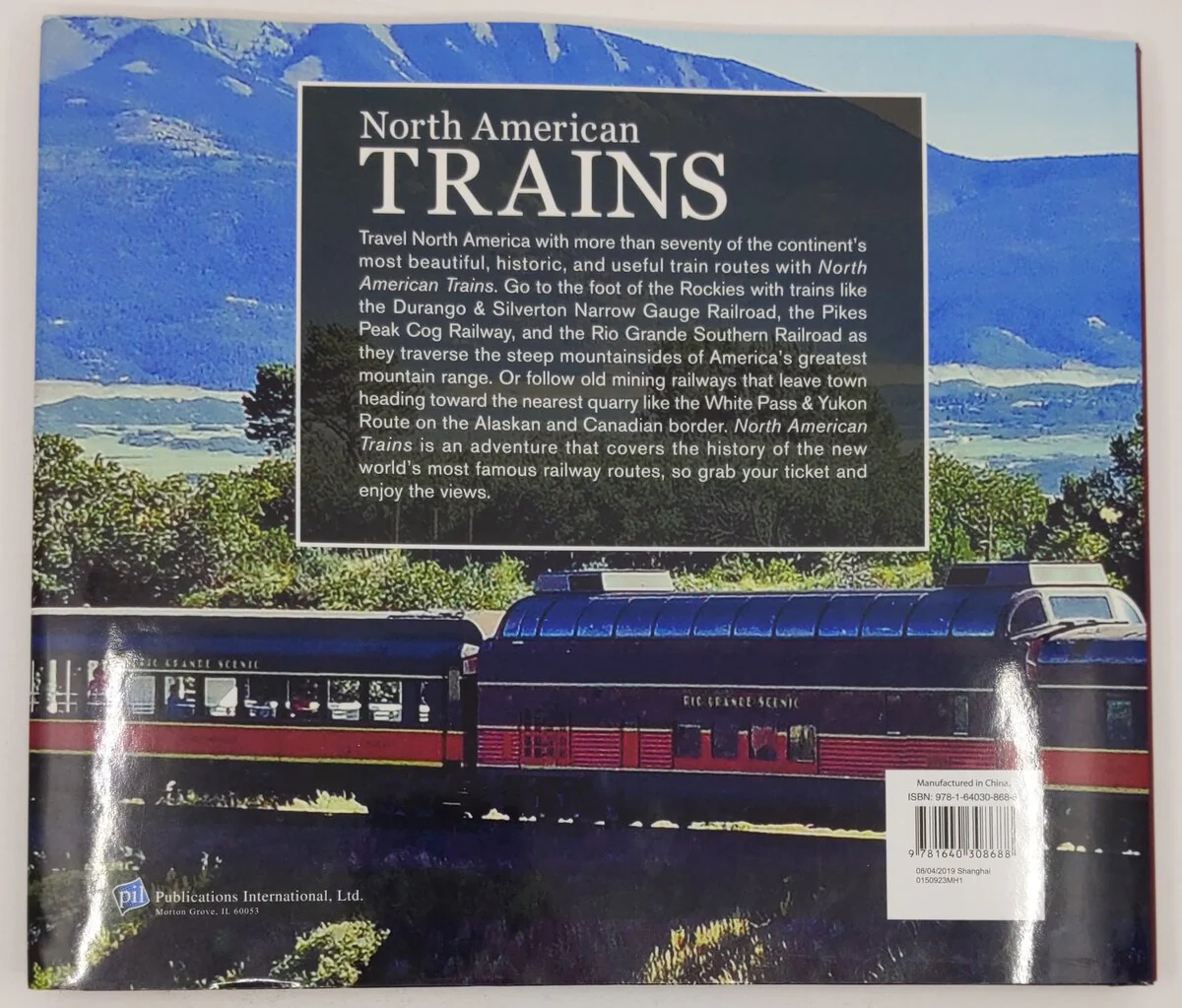 North American Trains Hardcover Book By Publications International Ltd. VG - Image 2