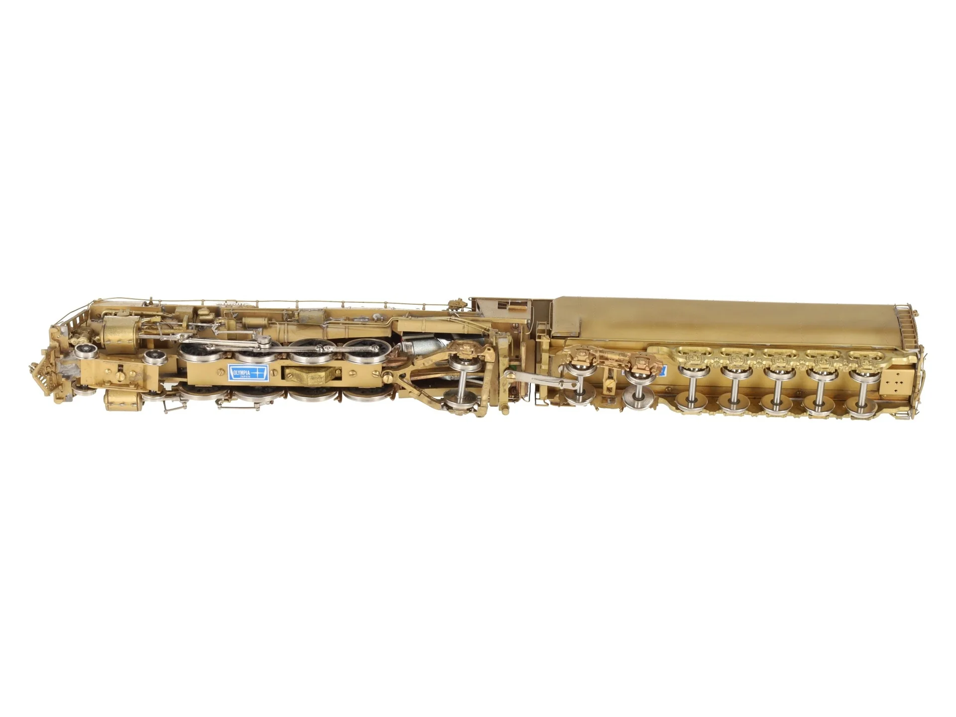 Olympia EH-131 HO BRASS B&M Class R1-d 4-8-2 Steam Locomotive & Tender EX/Box - Image 6