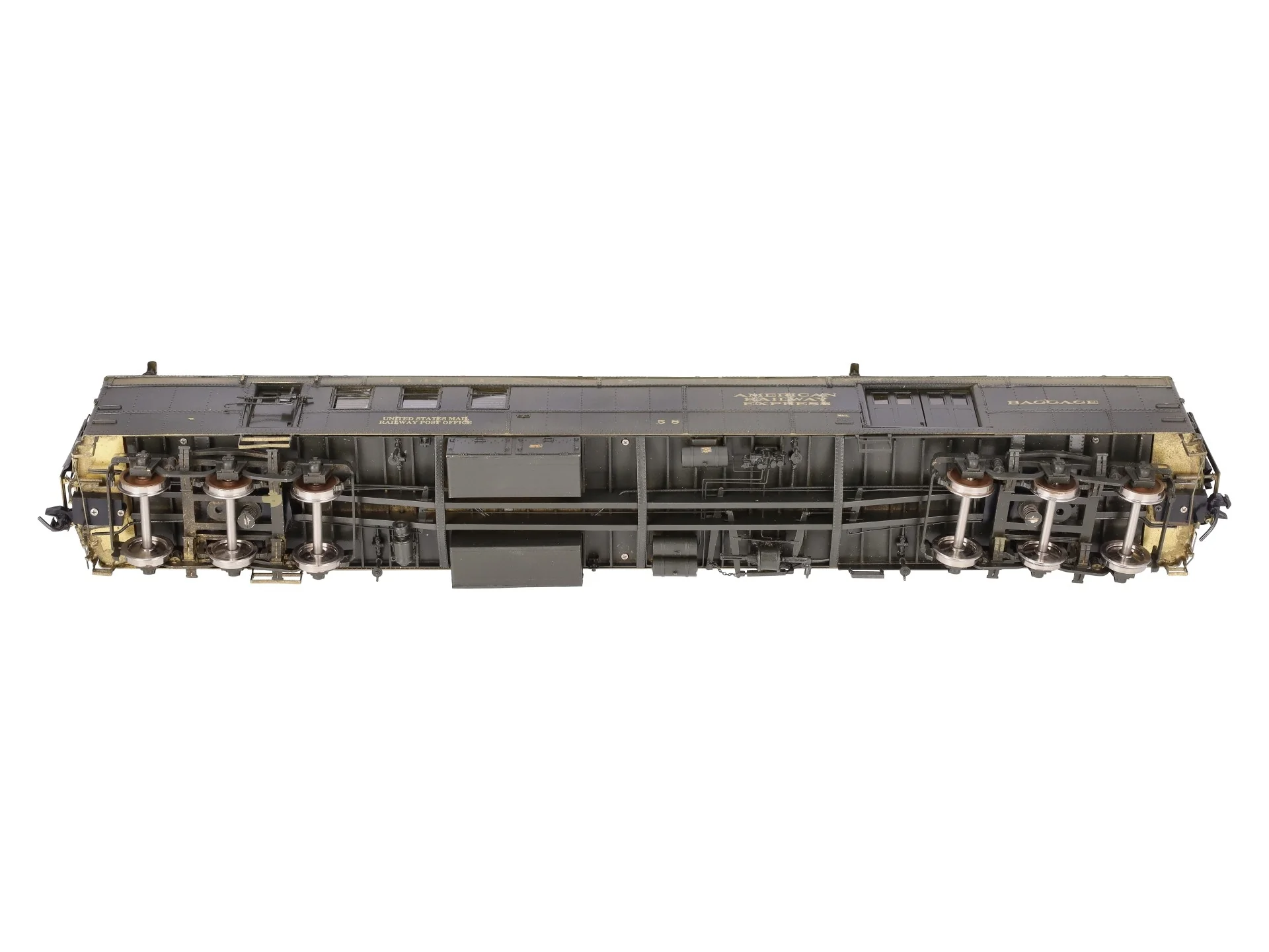 Oriental Limited 740 O Brass Great Northern Baggage/Mail Car #58 - Custom 2R/Box - Image 7