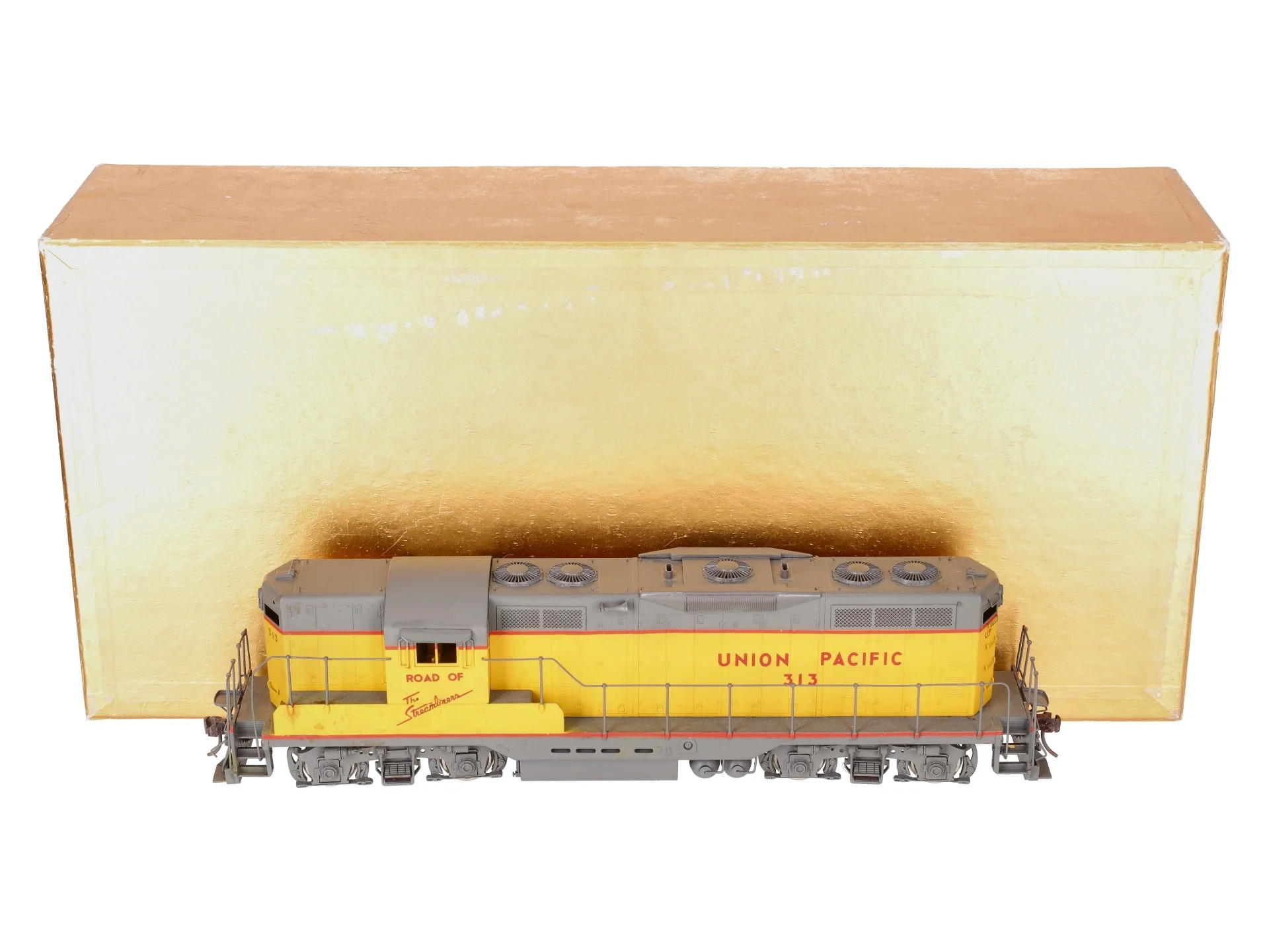 Oriental Limited O Brass UP EMD GP7 1500HP Diesel Locomotive #313 (2-Rail) - CP/Box