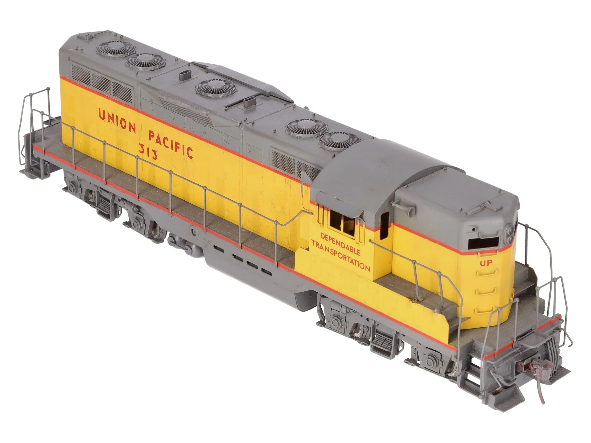 Oriental Limited O Brass UP EMD GP7 1500HP Diesel Locomotive #313 (2-Rail) - CP/Box - Image 3