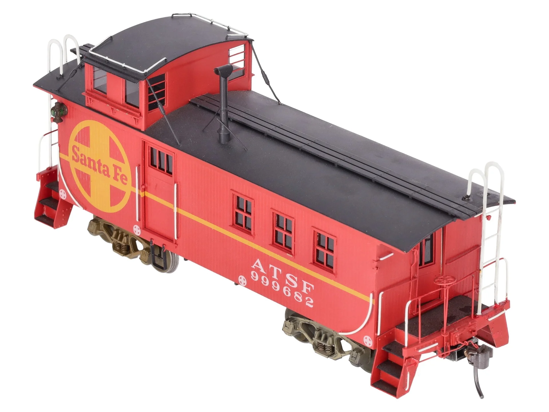 Oriental Limited O Scale Brass ATSF NE-1 Caboose #999682 (2-Rail) - Painted/Box - Image 3