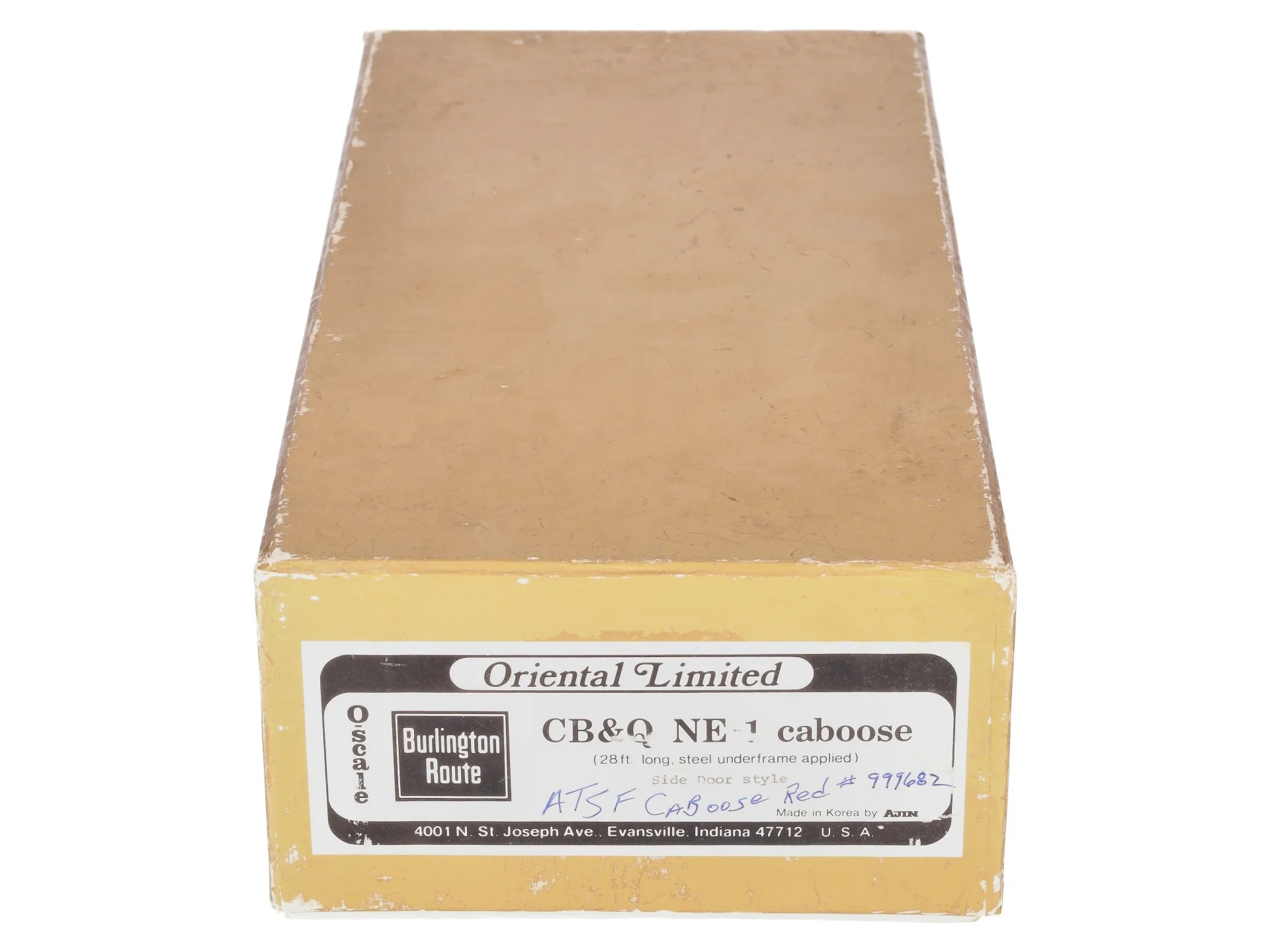 Oriental Limited O Scale Brass ATSF NE-1 Caboose #999682 (2-Rail) - Painted/Box - Image 9