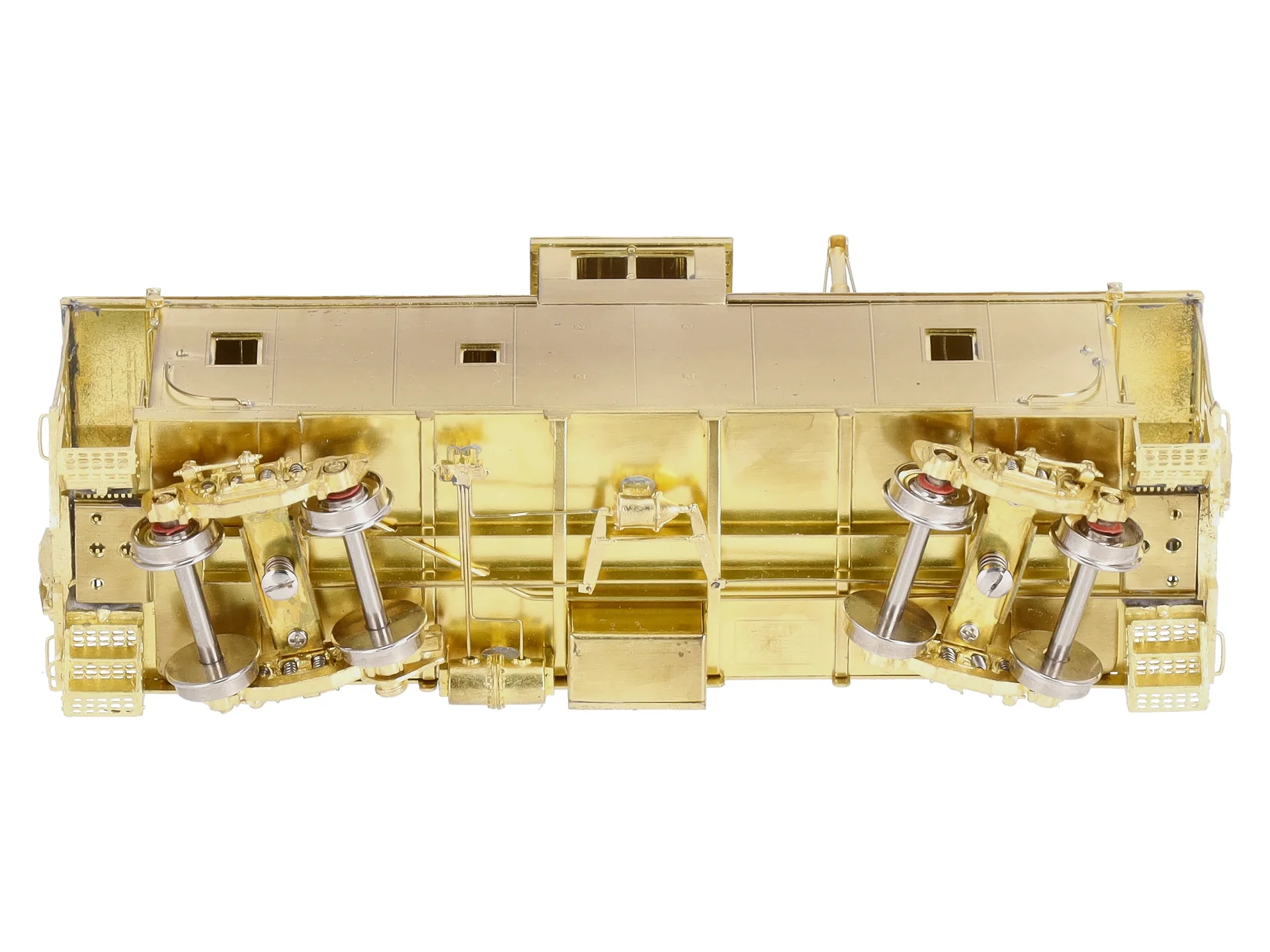 Overland 1111 HO Scale BRASS Union Pacific CA-10 Caboose -Unpainted EX/Box - Image 10