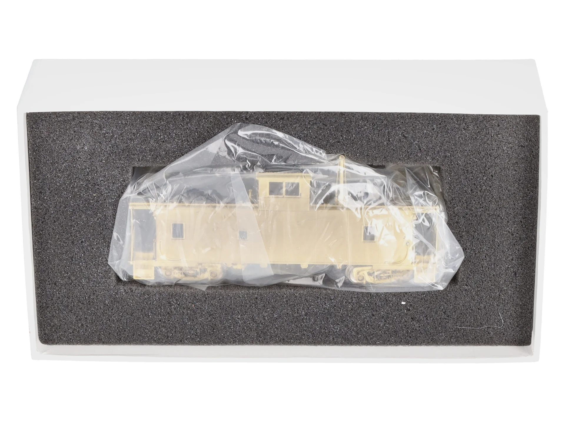 Overland 1111 HO Scale BRASS Union Pacific CA-10 Caboose -Unpainted EX/Box - Image 2