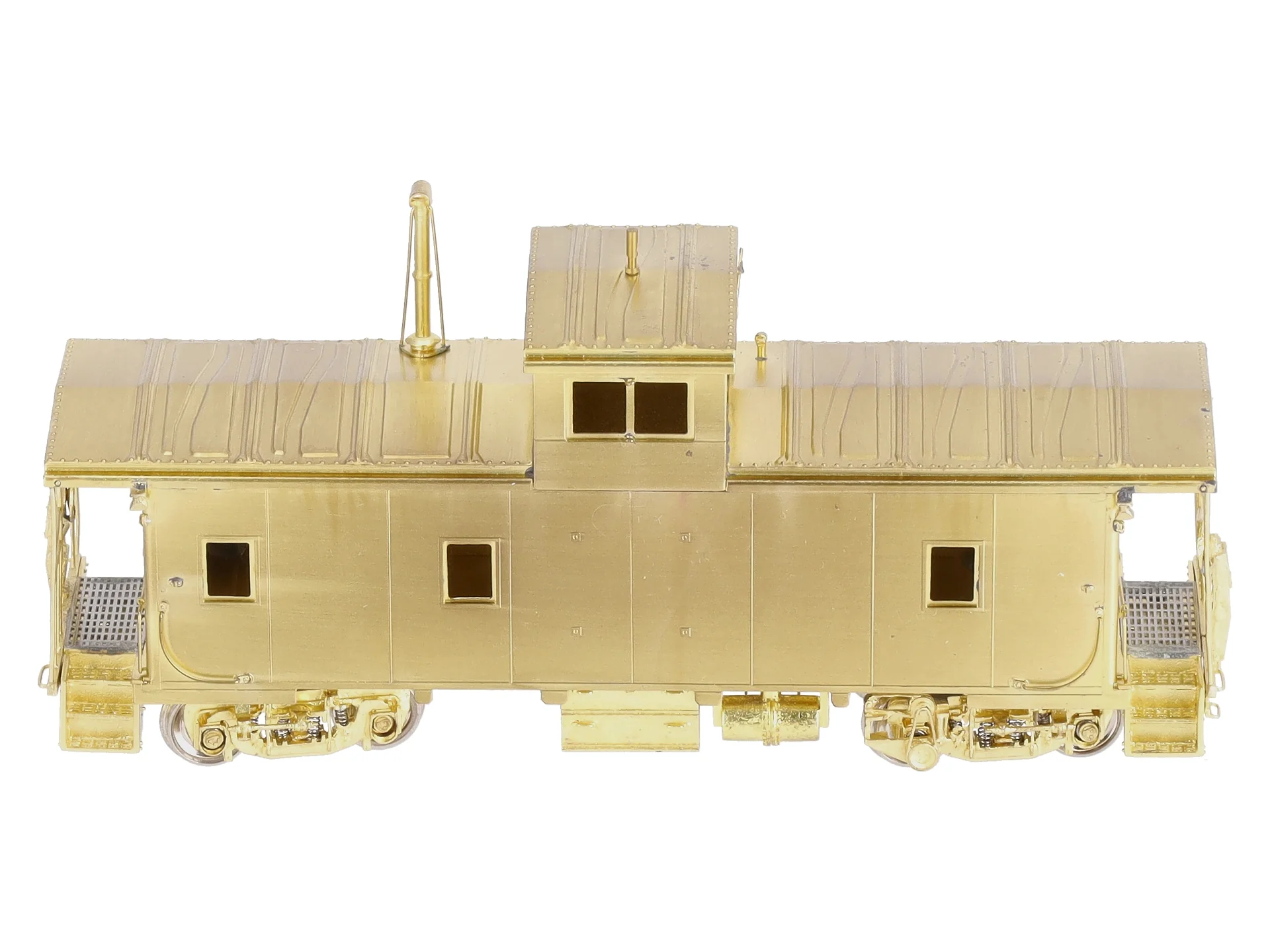 Overland 1111 HO Scale BRASS Union Pacific CA-10 Caboose -Unpainted EX/Box - Image 4