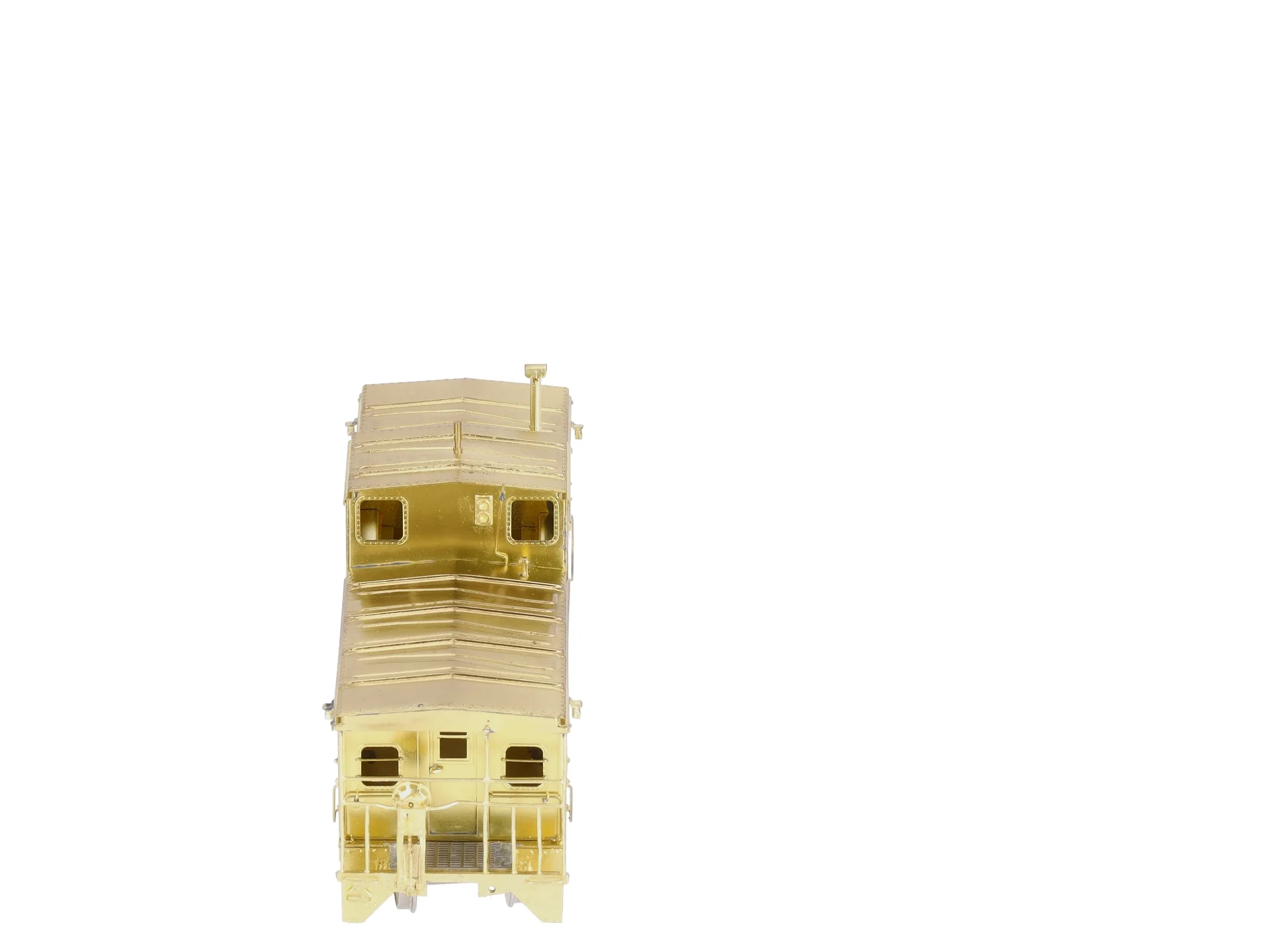 Overland 1111 HO Scale BRASS Union Pacific CA-10 Caboose -Unpainted EX/Box - Image 6