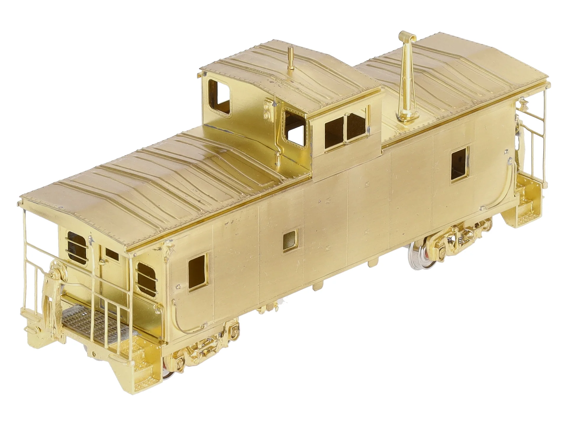 Overland 1111 HO Scale BRASS Union Pacific CA-10 Caboose -Unpainted EX/Box - Image 7
