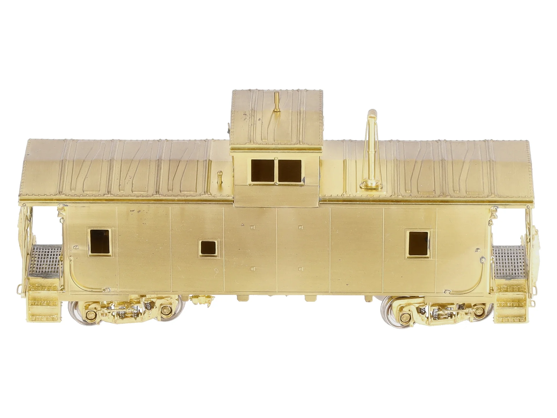 Overland 1111 HO Scale BRASS Union Pacific CA-10 Caboose -Unpainted EX/Box - Image 8