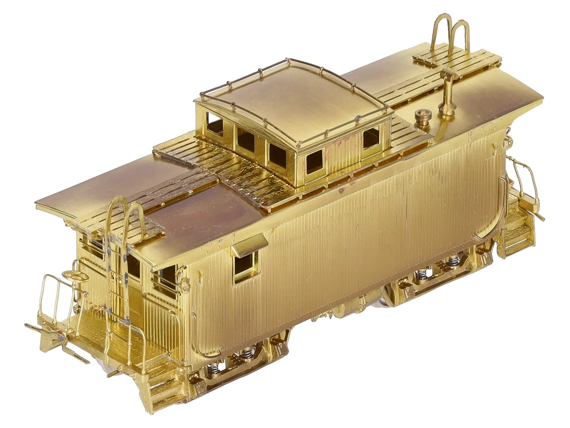 Overland 1217 HO Scale Brass Boston & Maine w/Vertical Brake Staff Wood Caboose EX/Box - Image 3