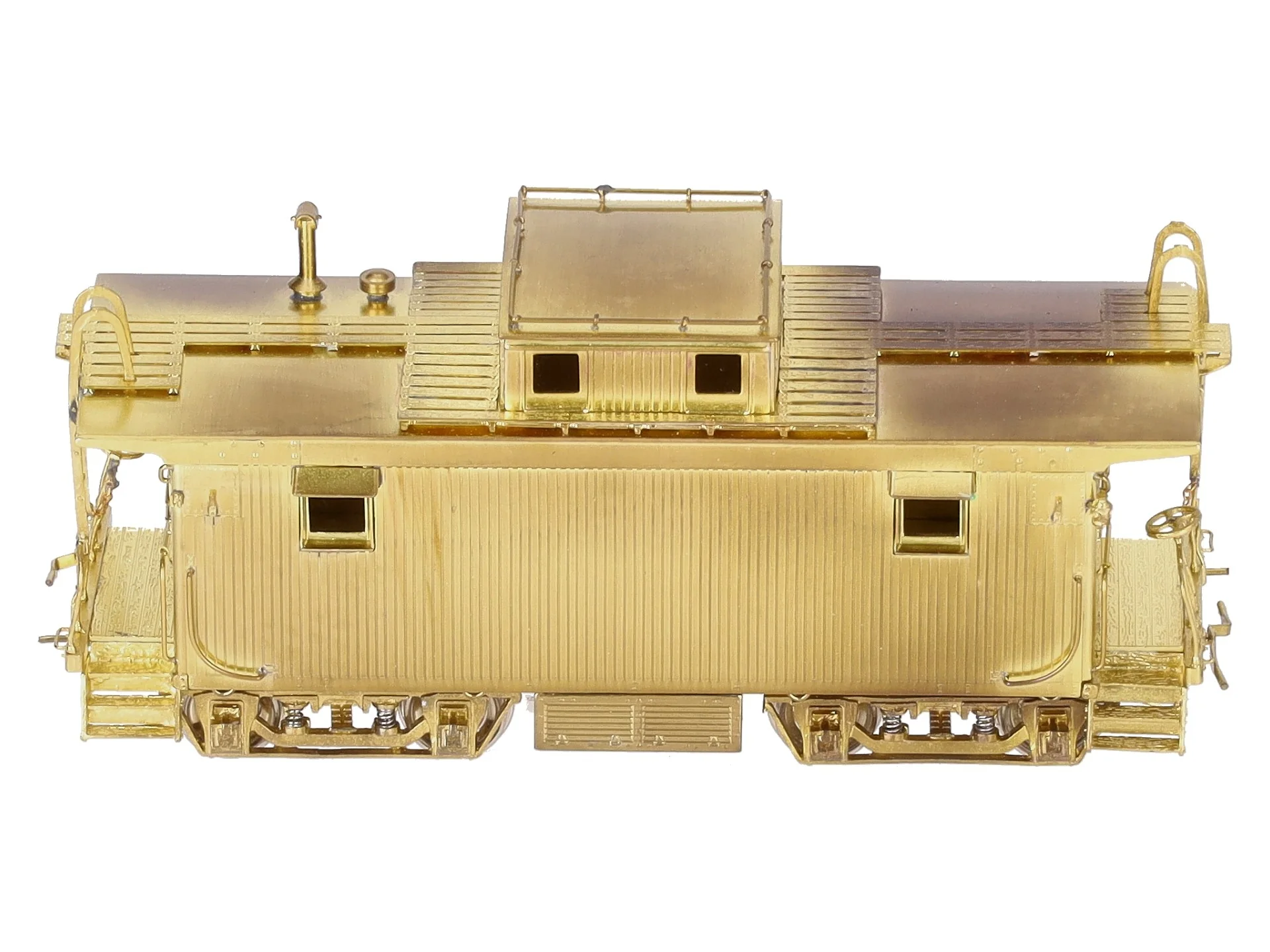 Overland 1217 HO Scale Brass Boston & Maine w/Vertical Brake Staff Wood Caboose EX/Box - Image 6