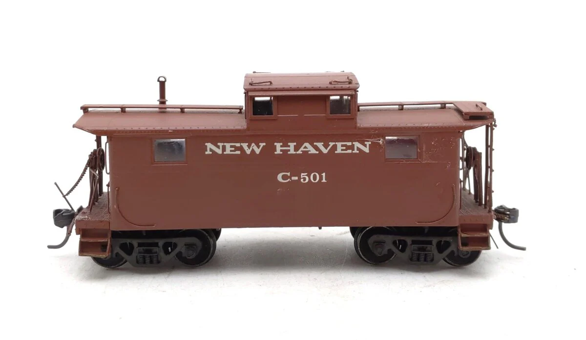 Overland 1218 HO Scale BRASS New Haven NE-2 Caboose #C-501 EX/Box - Image 2