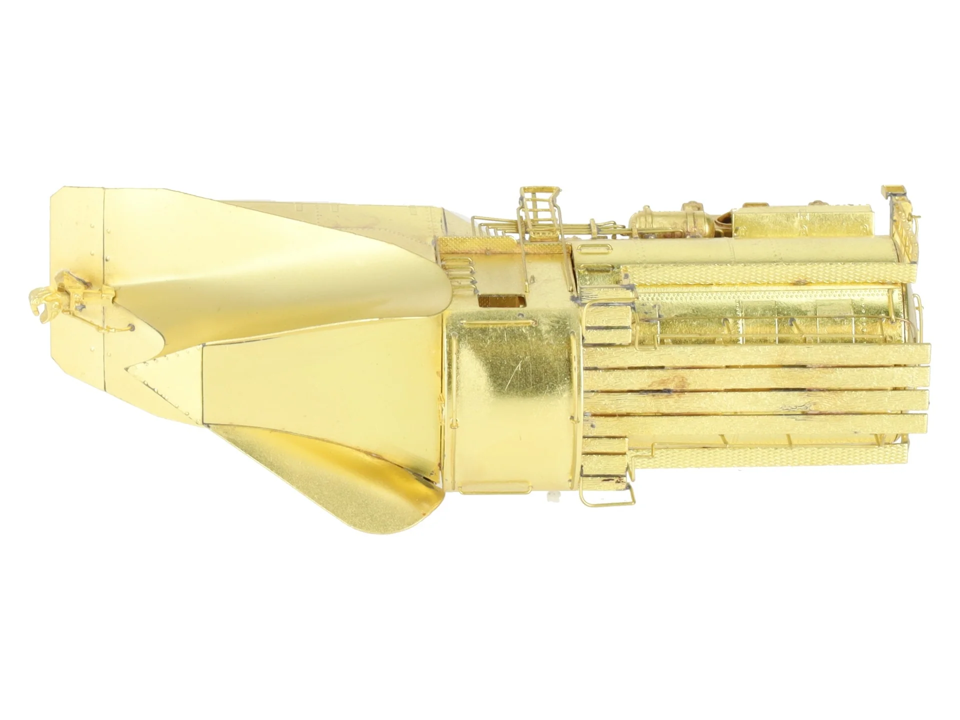 Overland 1300 HO BRASS Union Pacific Snow Plow #900005 EX/Box - Image 10