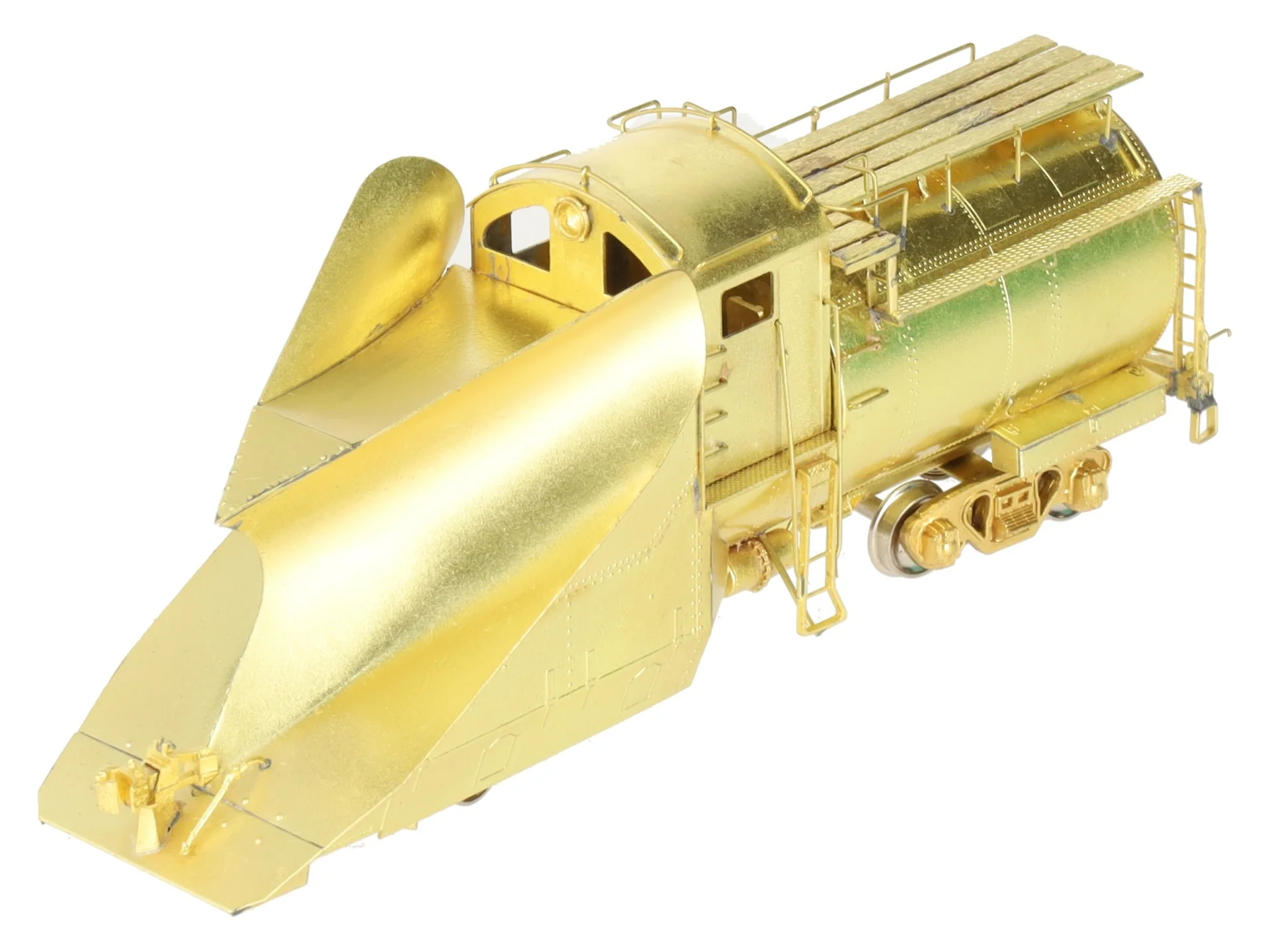 Overland 1300 HO BRASS Union Pacific Snow Plow #900005 EX/Box - Image 3