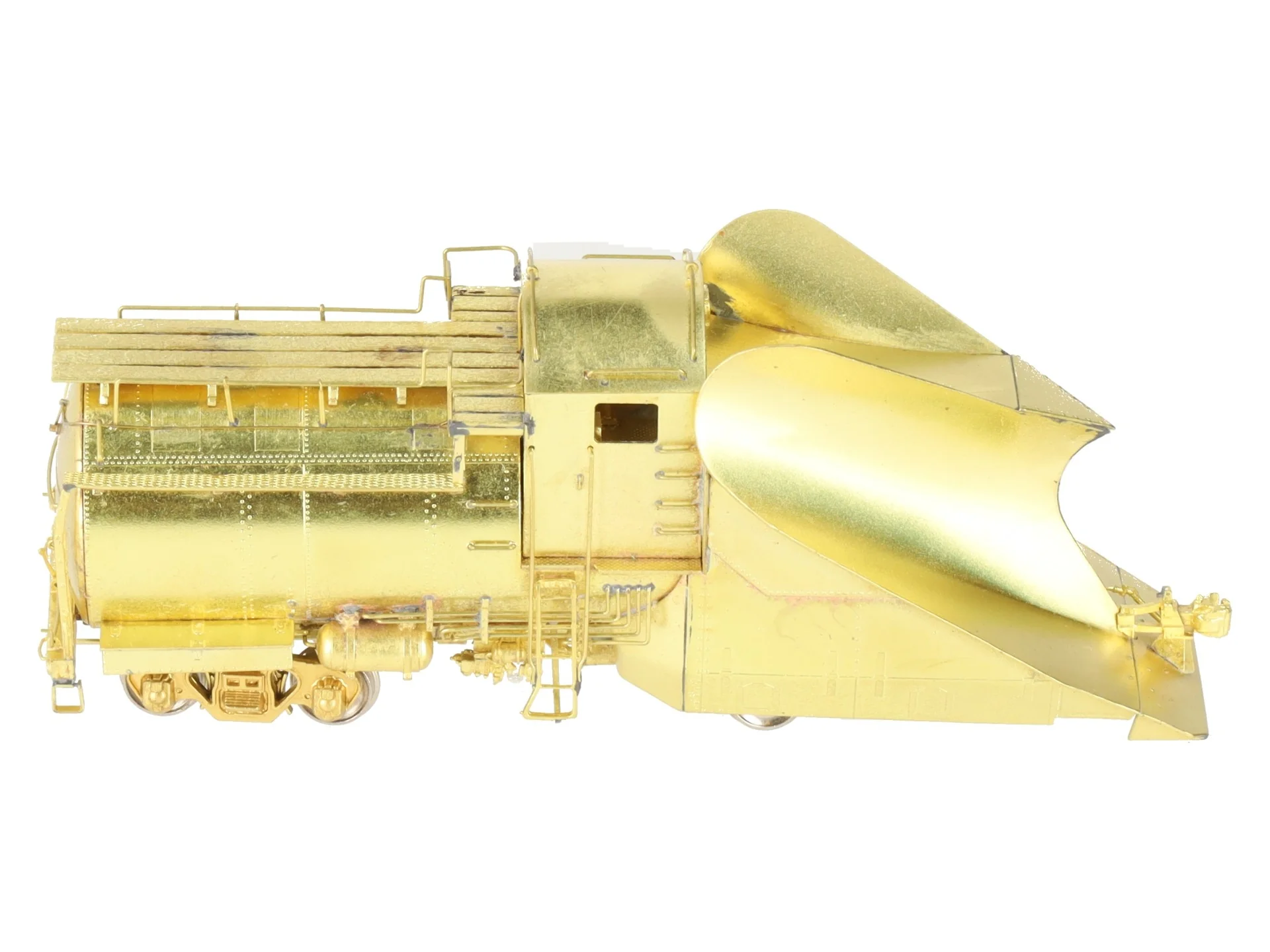 Overland 1300 HO BRASS Union Pacific Snow Plow #900005 EX/Box - Image 6