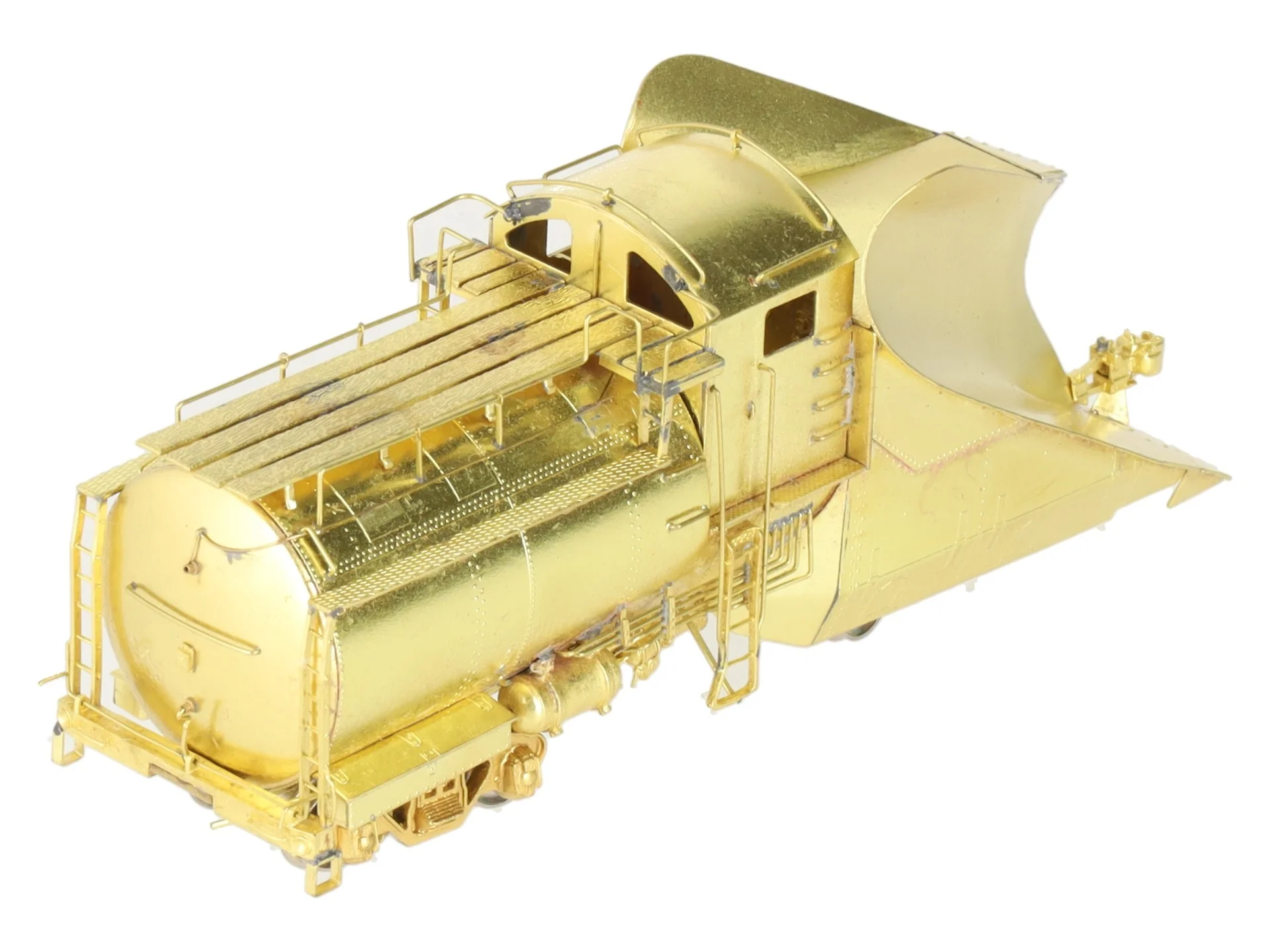 Overland 1300 HO BRASS Union Pacific Snow Plow #900005 EX/Box - Image 7