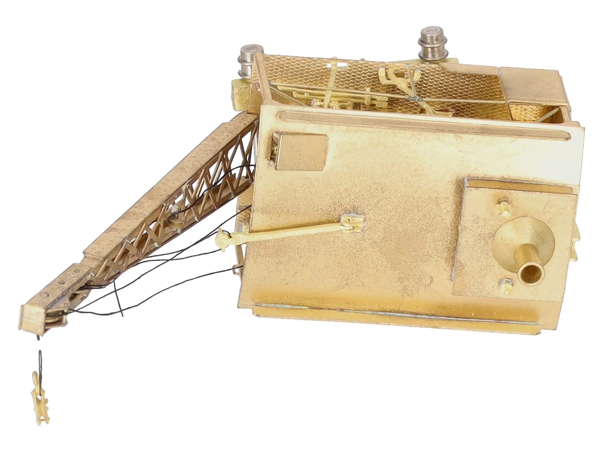 Overland 1333 BRASS HO Scale A.H.Log Loader on Dollies EX/Box - Image 5