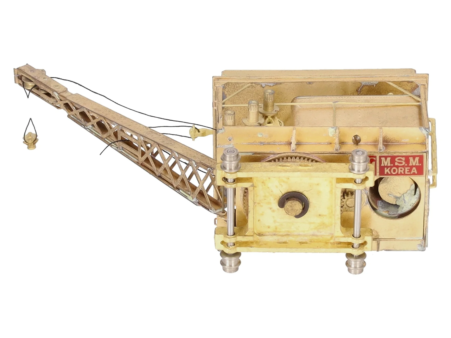 Overland 1333 BRASS HO Scale A.H.Log Loader on Dollies EX/Box - Image 8