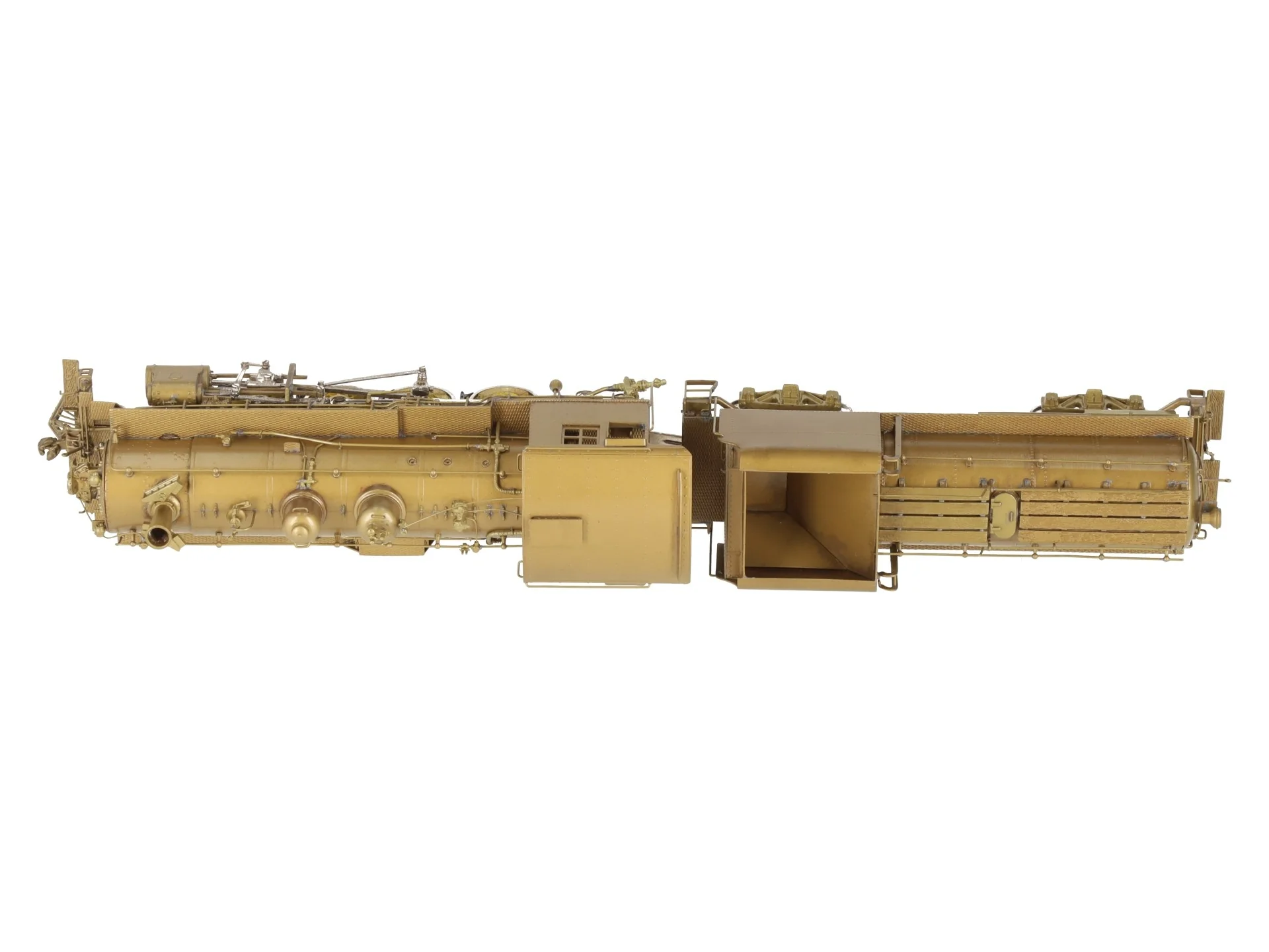 Overland 1444 HO BRASS Union Pacific C-57 2-8-0 Steam Loco w/Long Tender EX/Box - Image 10