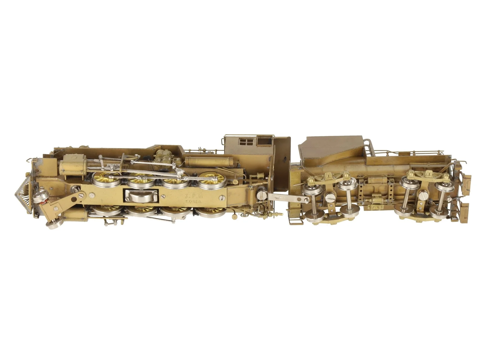 Overland 1444 HO BRASS Union Pacific C-57 2-8-0 Steam Loco w/Tender EX/Box - Image 8