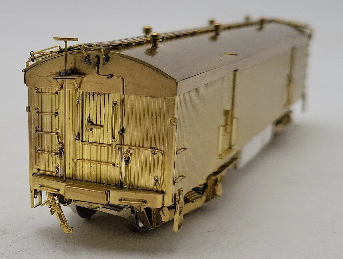 Overland 3062 HO BRASS B&M 53' 4-Door Wood Milk Car - Unpainted EX/Box - Image 5