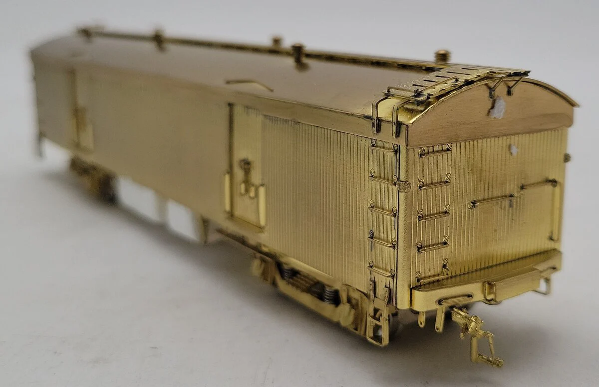 Overland 3062 HO BRASS B&M 53' 4-Door Wood Milk Car - Unpainted EX/Box - Image 6