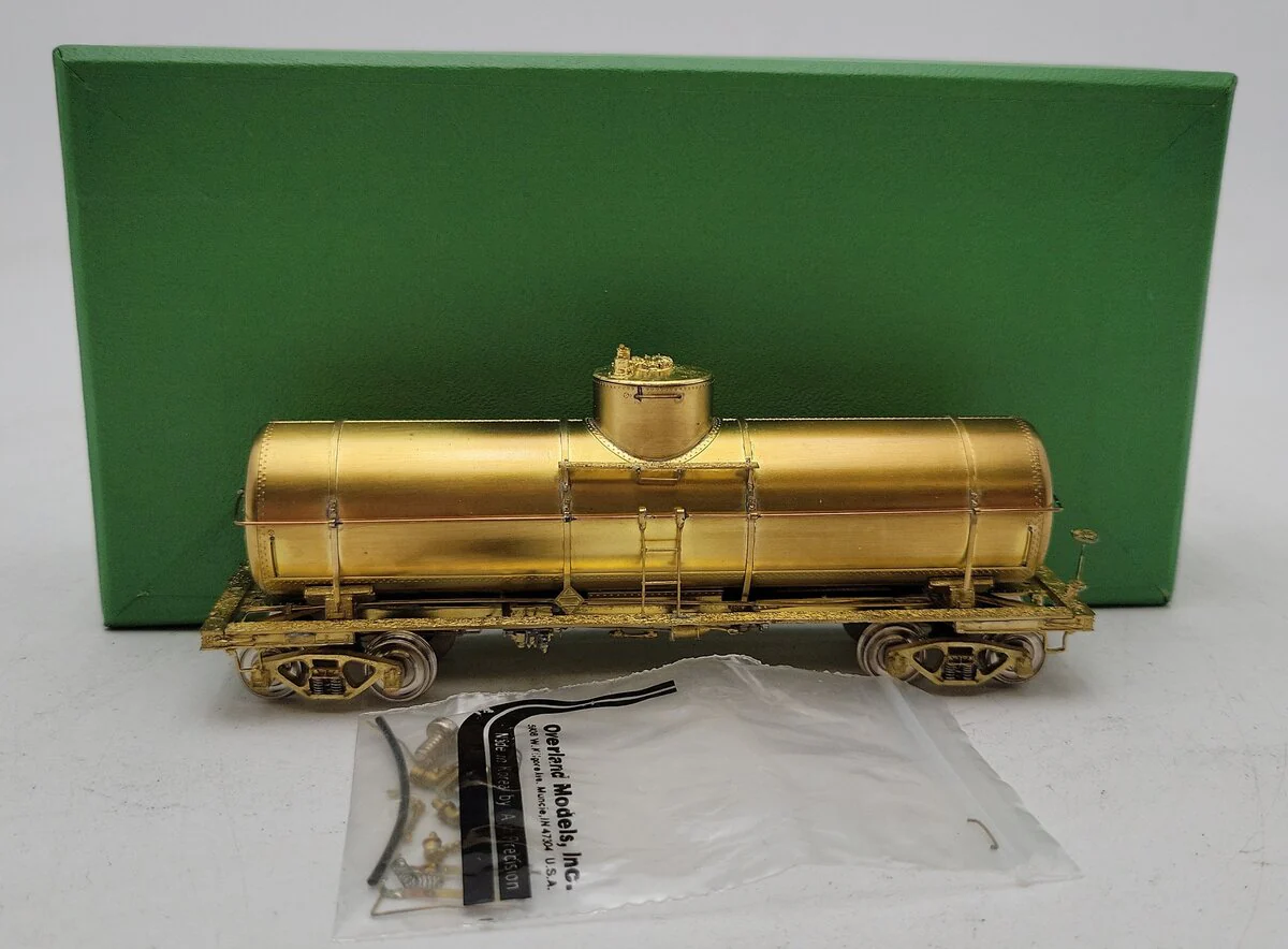 Overland 3130 HO Scale BRASS ACF Single Dome 8,000 Tank Car EX/Box