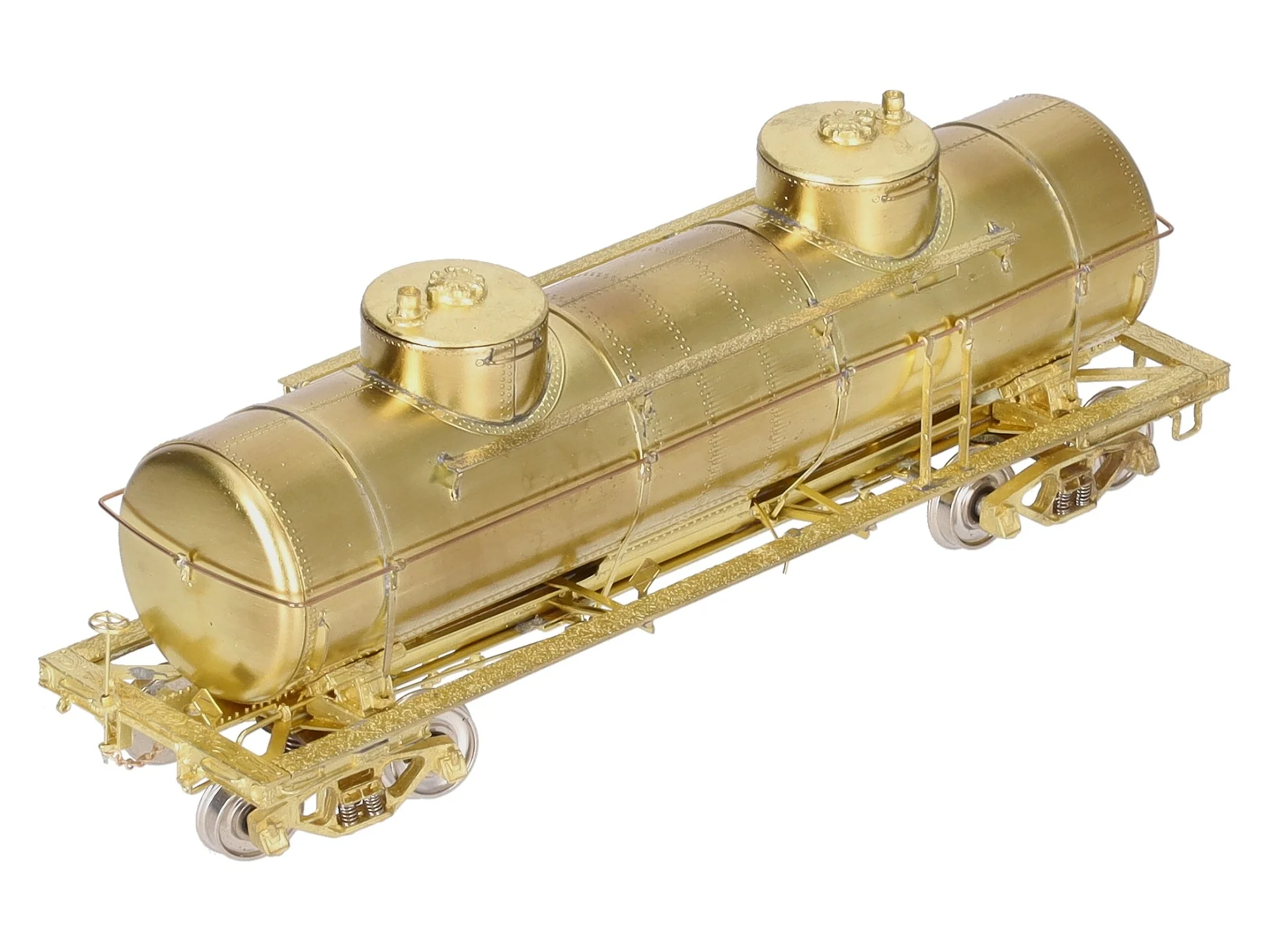 Overland 3131 HO Brass ACF 8,000 Gal. Double Dome Tank Car - unpainted EX/Box - Image 10