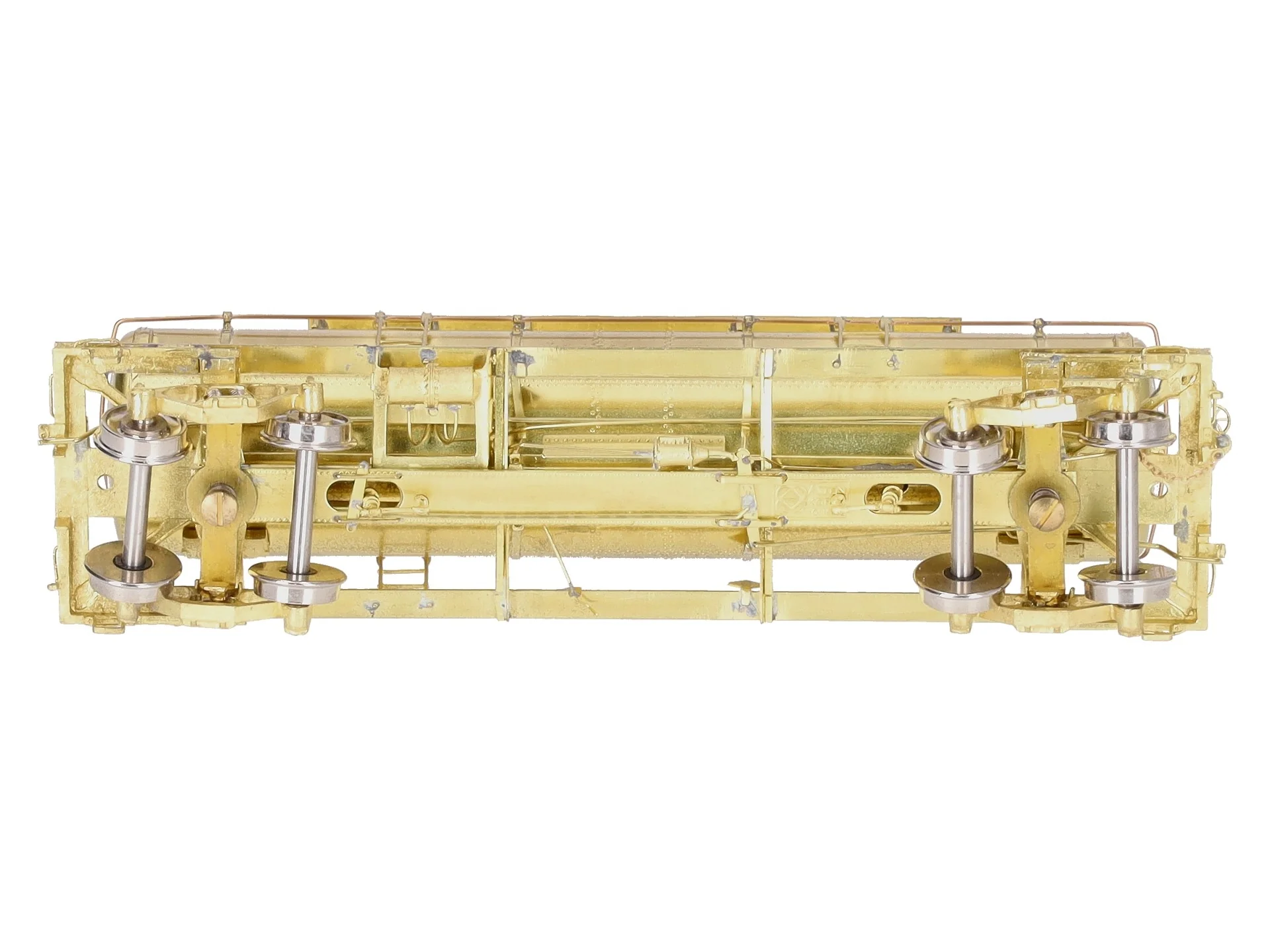 Overland 3131 HO Brass ACF 8,000 Gal. Double Dome Tank Car - unpainted EX/Box - Image 6
