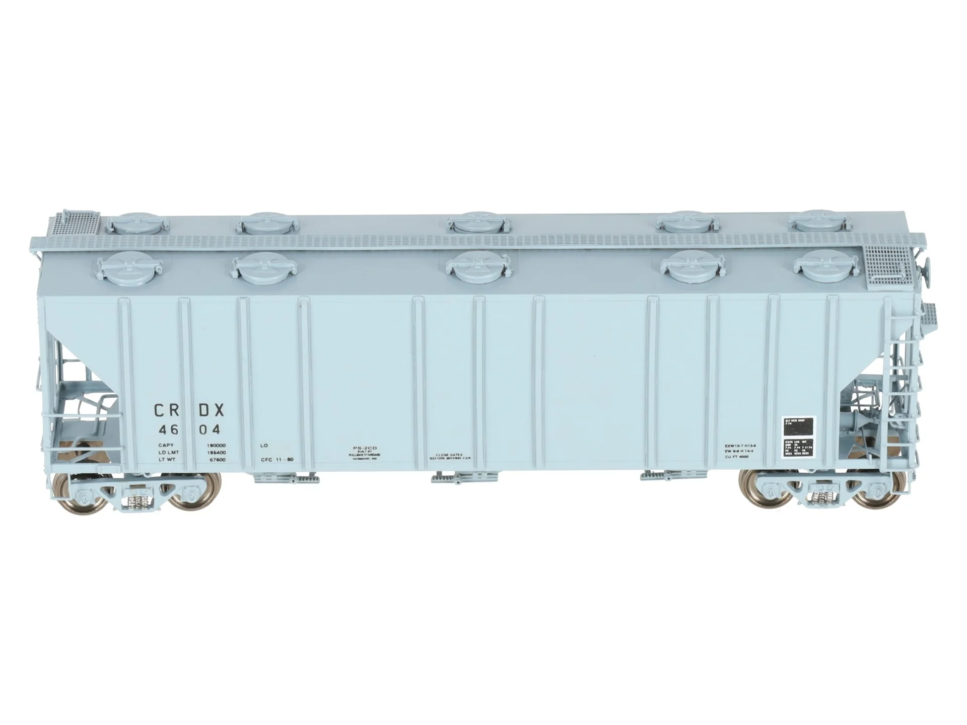 Overland 3299 HO BRASS Custom CRDX Car 4,000 Cu.Ft. #4604 EX/Box - Image 8