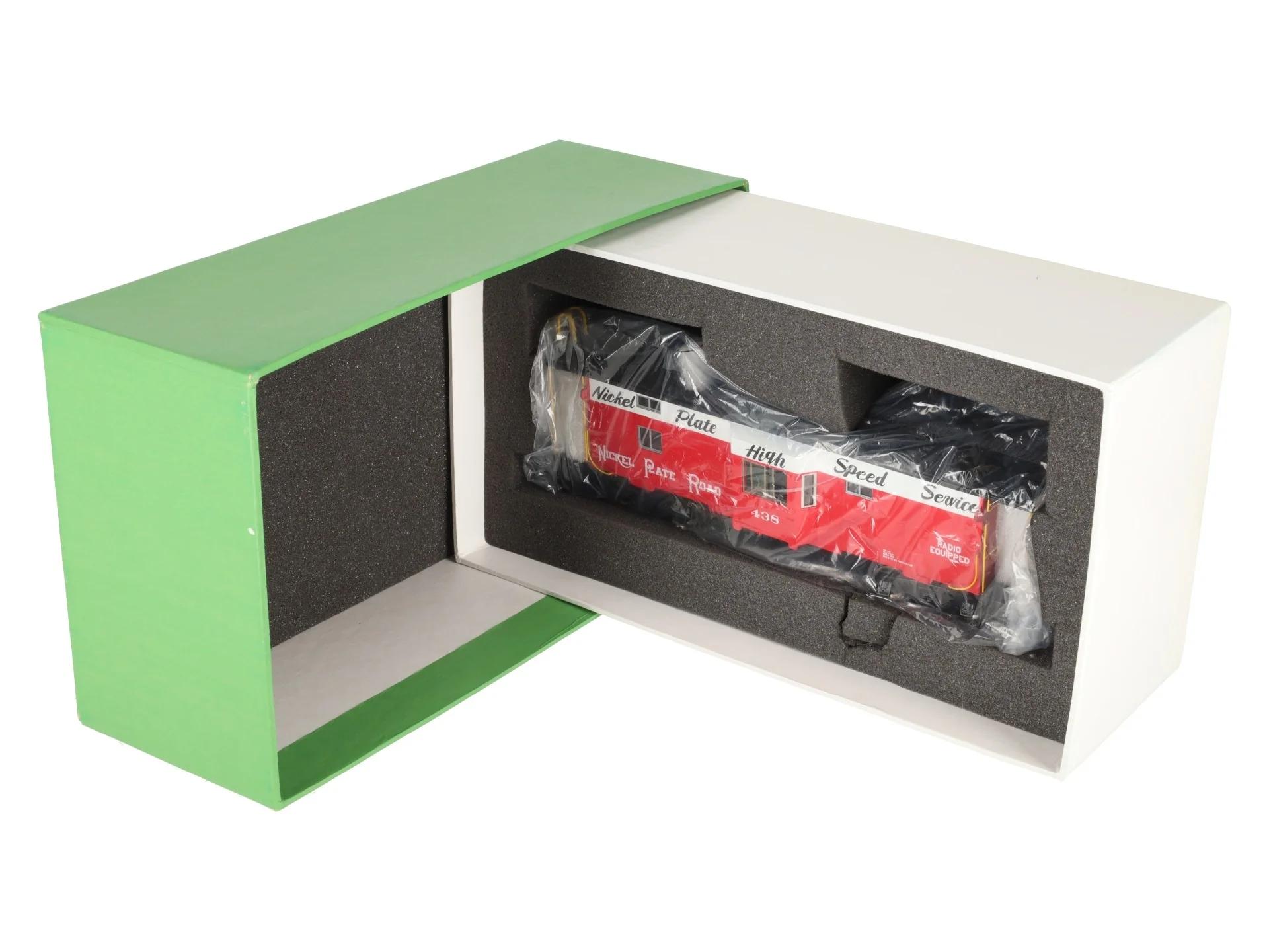 Overland OMI-0075.1 O Brass Nickel Plate Road B-W Caboose #438 (2-Rail) -F/P EX/Box - Image 2