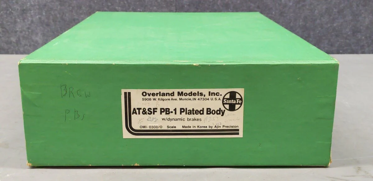 Overland OMI-0308 O BRASS Custom D&RGW PB-1 B Unit Diesel Engines (2-Rail) [2]/Box - Image 10