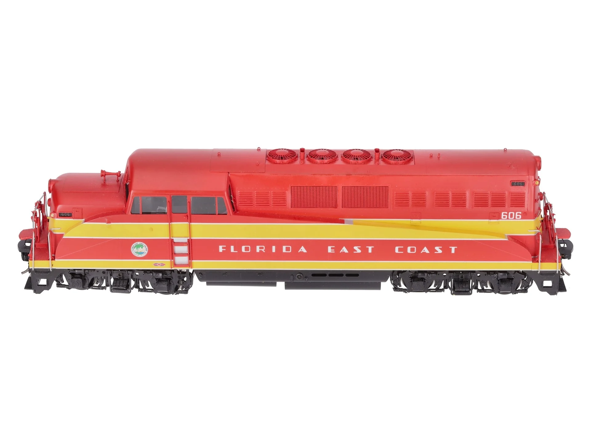 Overland OMI-0375 O Brass FEC EMD BL-2 Diesel Locomotive #606 (2-Rail) - Painted/Box - Image 7