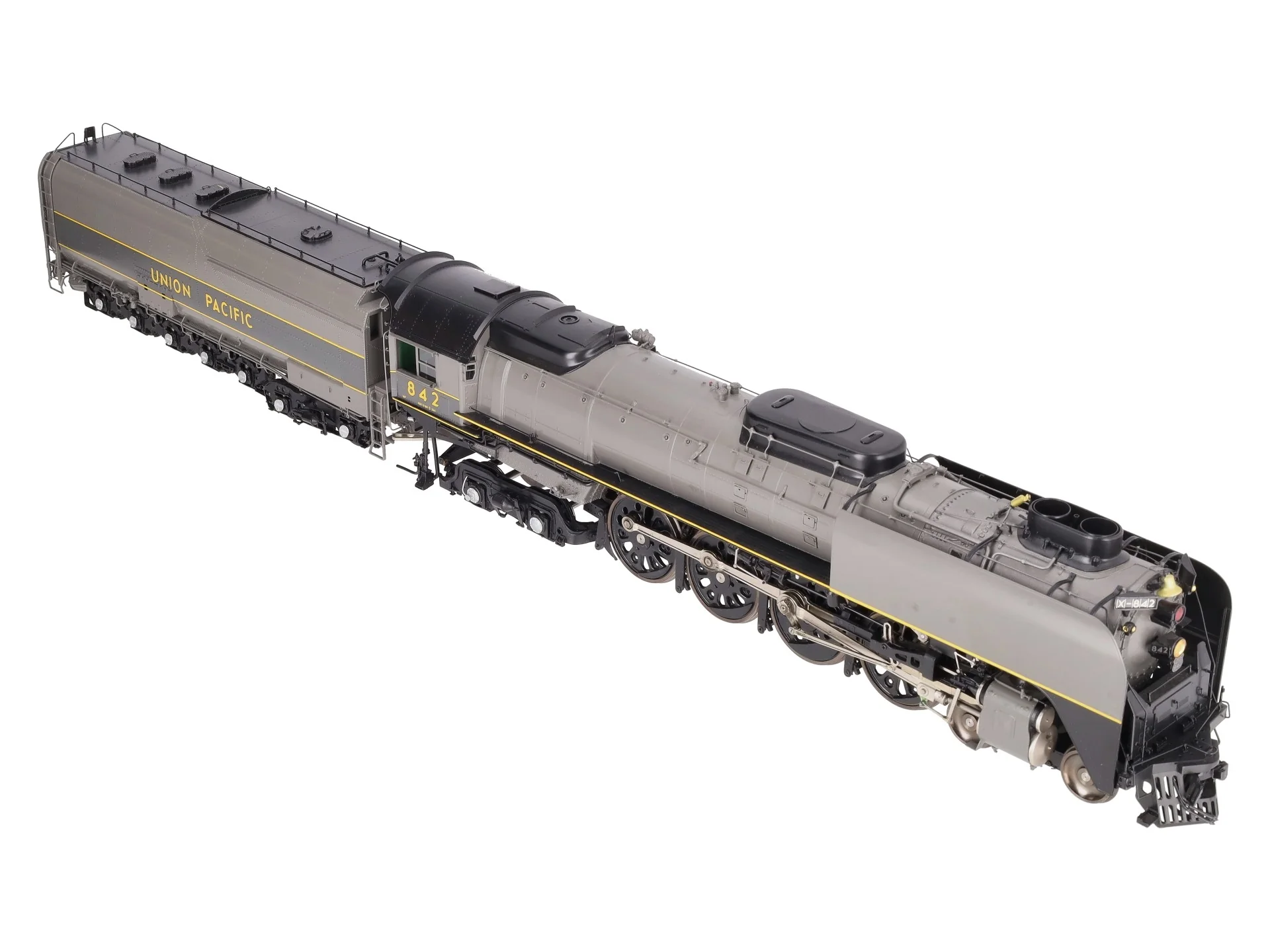 Overland OMI-0913.1 O Brass UP FEF-3 4-8-4 Steam Engine & Tender #842 (2-Rail) EX/Box - Image 2