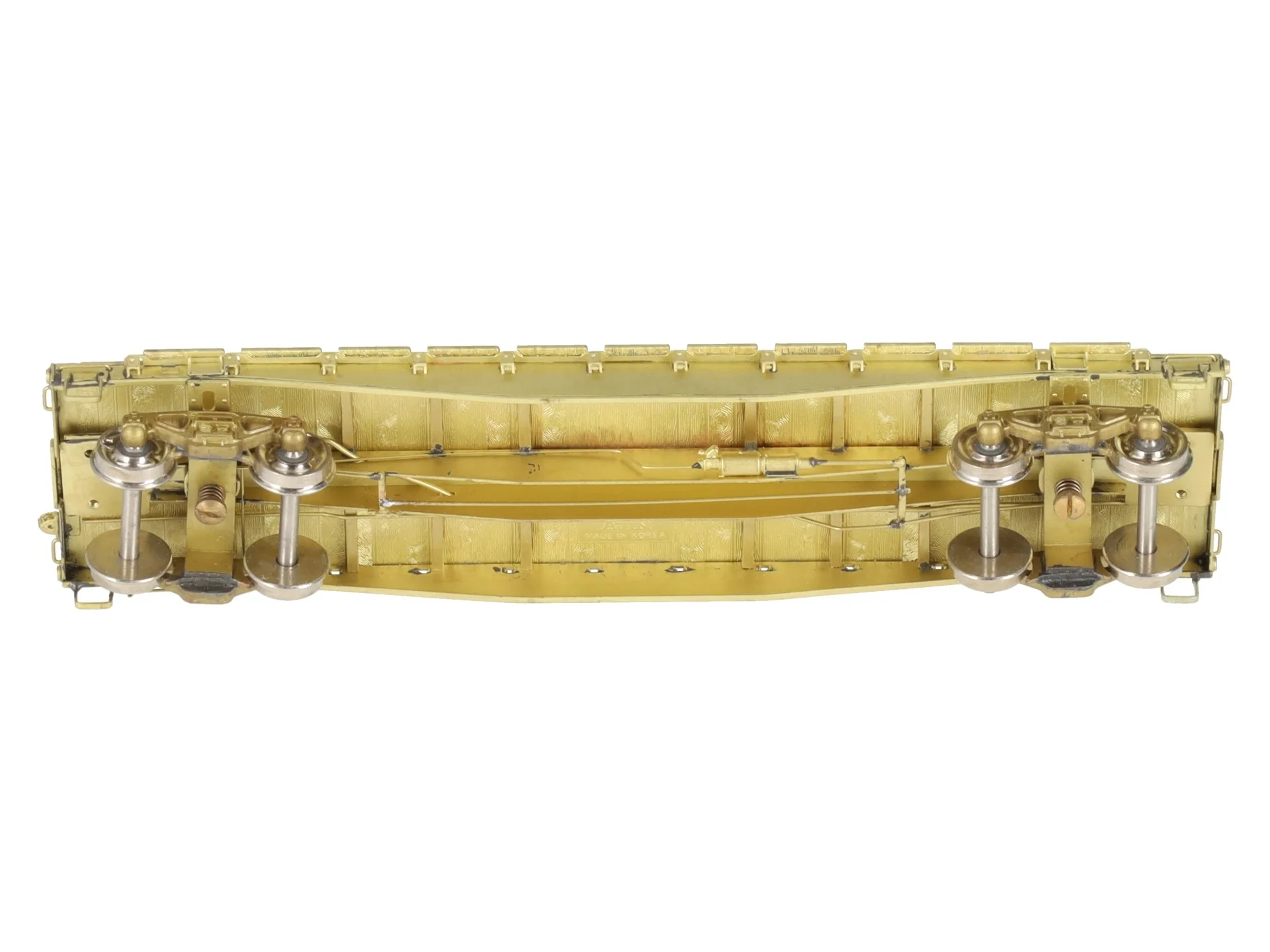 Overland OMI-1331 HO BRASS Union Pacific 40' Flat Car EX/Box - Image 11