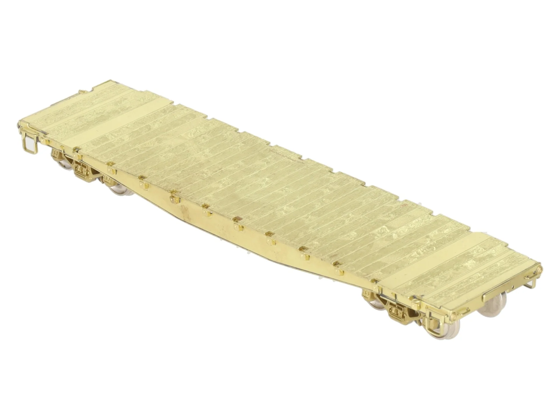 Overland OMI-1331 HO BRASS Union Pacific 40' Flat Car EX/Box - Image 9