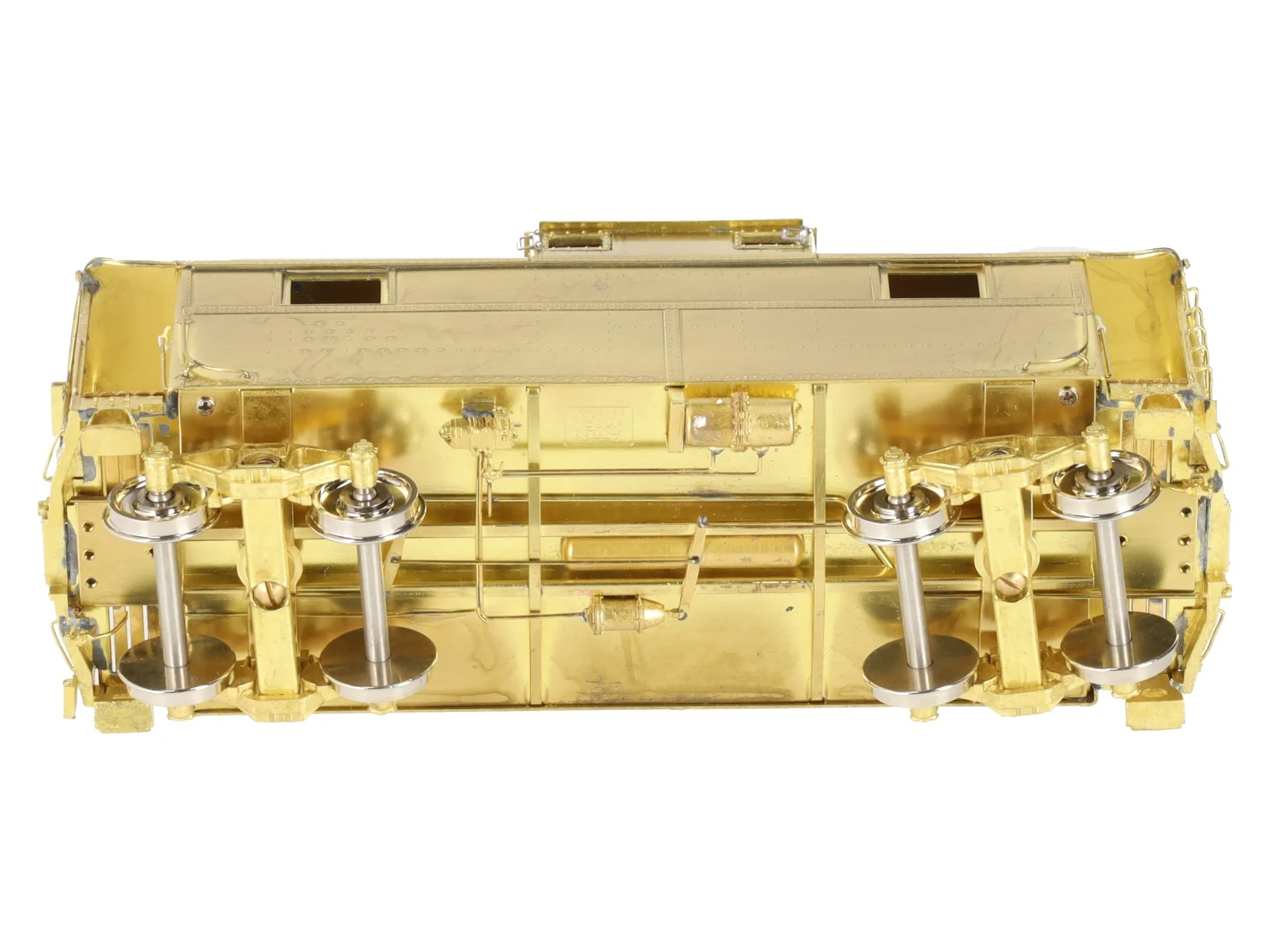 Overland OMI-1610/S HO BRASS PRR Steel Caboose N5A w/o Antenna EX/Box - Image 6