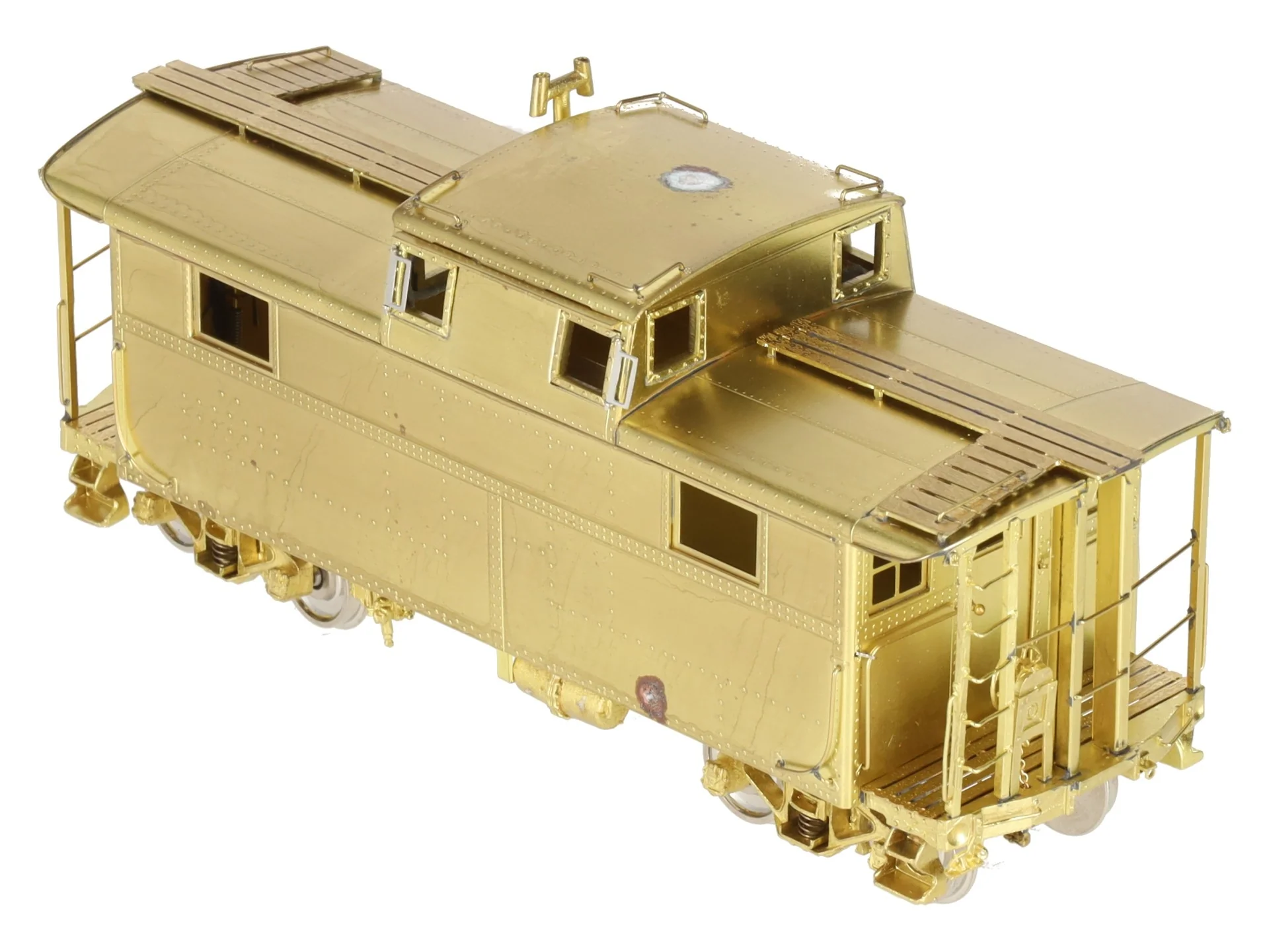 Overland OMI-1610/S HO BRASS PRR Steel Caboose N5A w/o Antenna EX/Box - Image 3