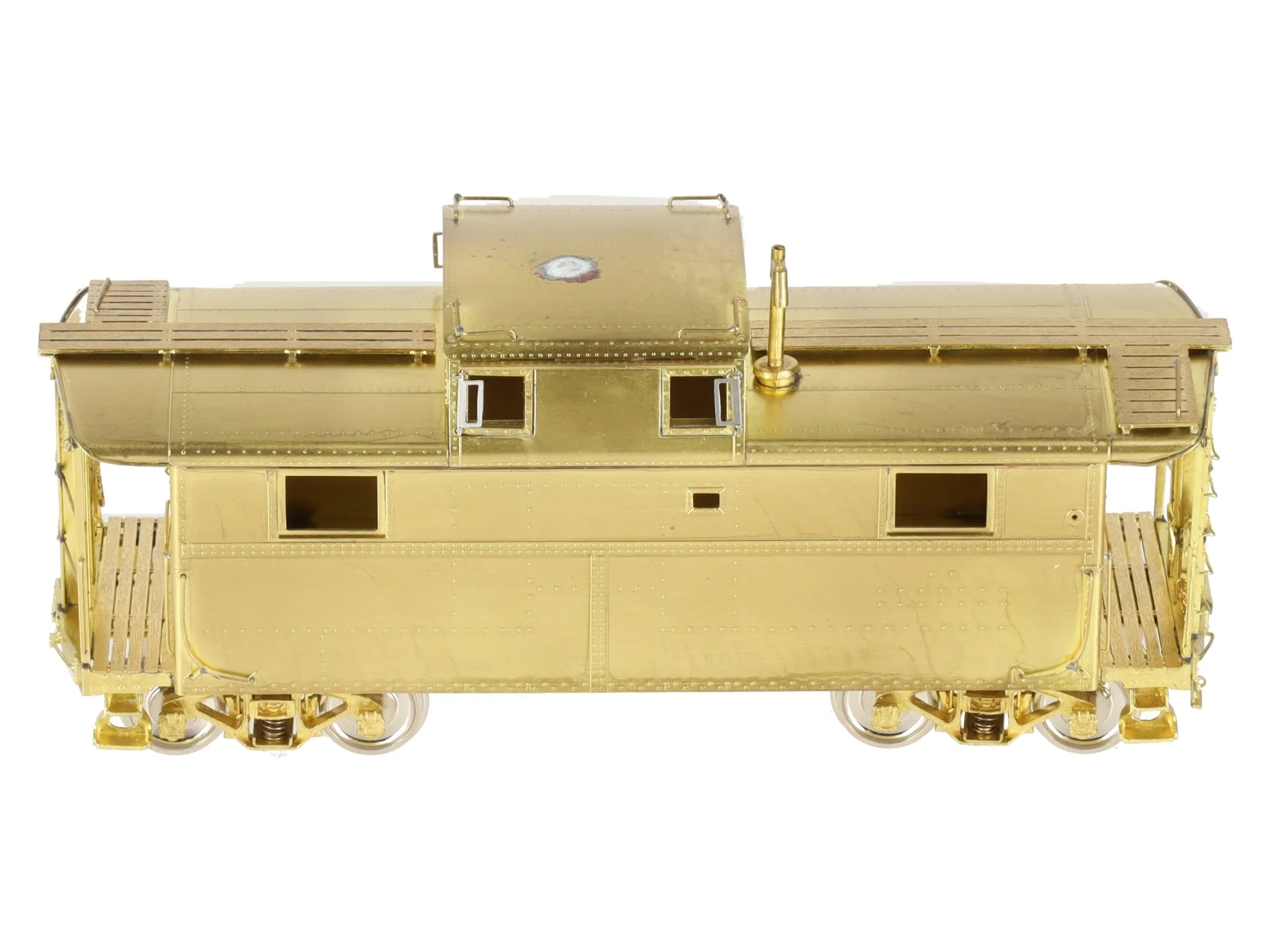 Overland OMI-1610/S HO BRASS PRR Steel Caboose N5A w/o Antenna EX/Box - Image 8