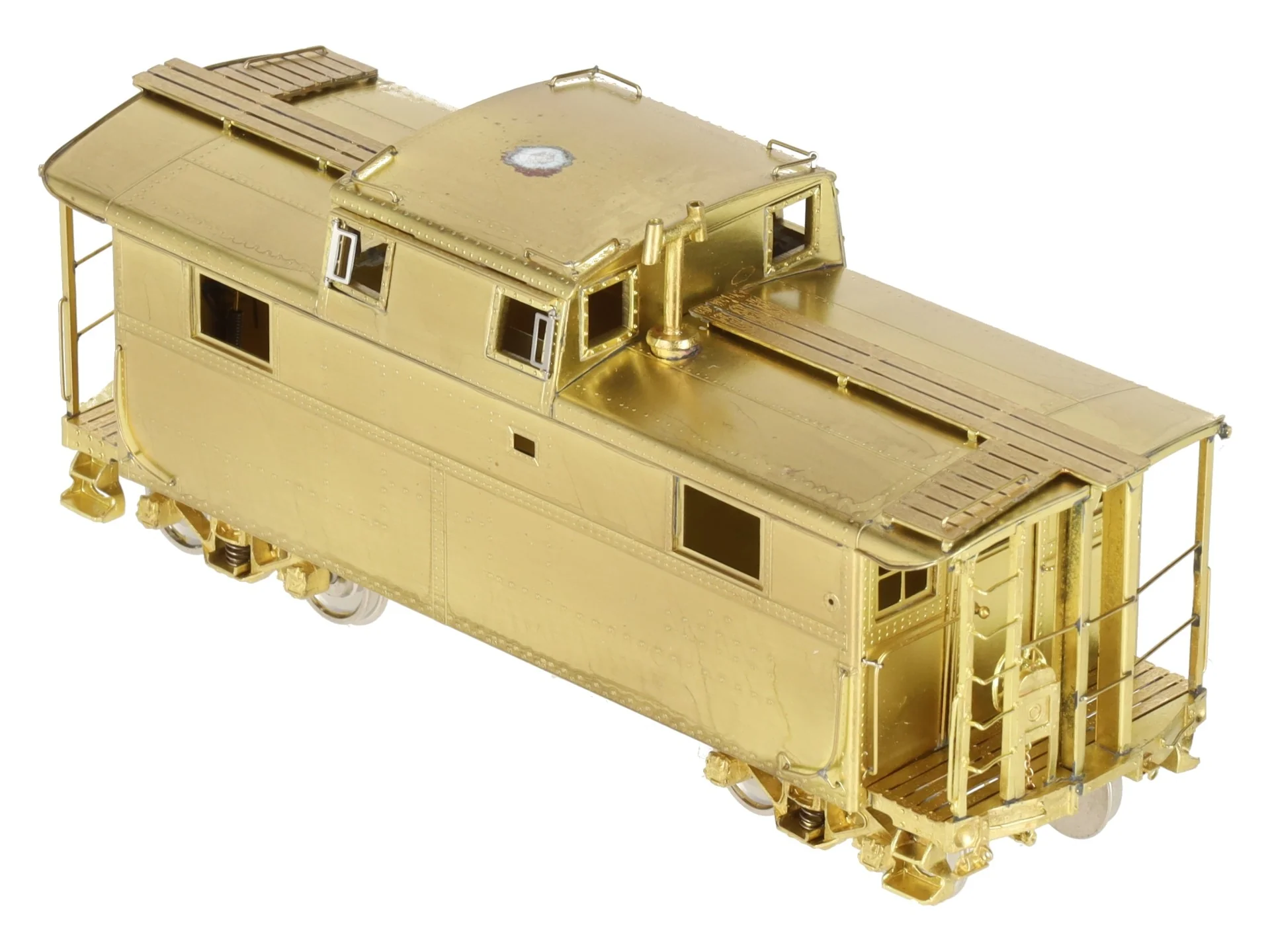 Overland OMI-1610/S HO BRASS PRR Steel Caboose N5A w/o Antenna EX/Box - Image 9