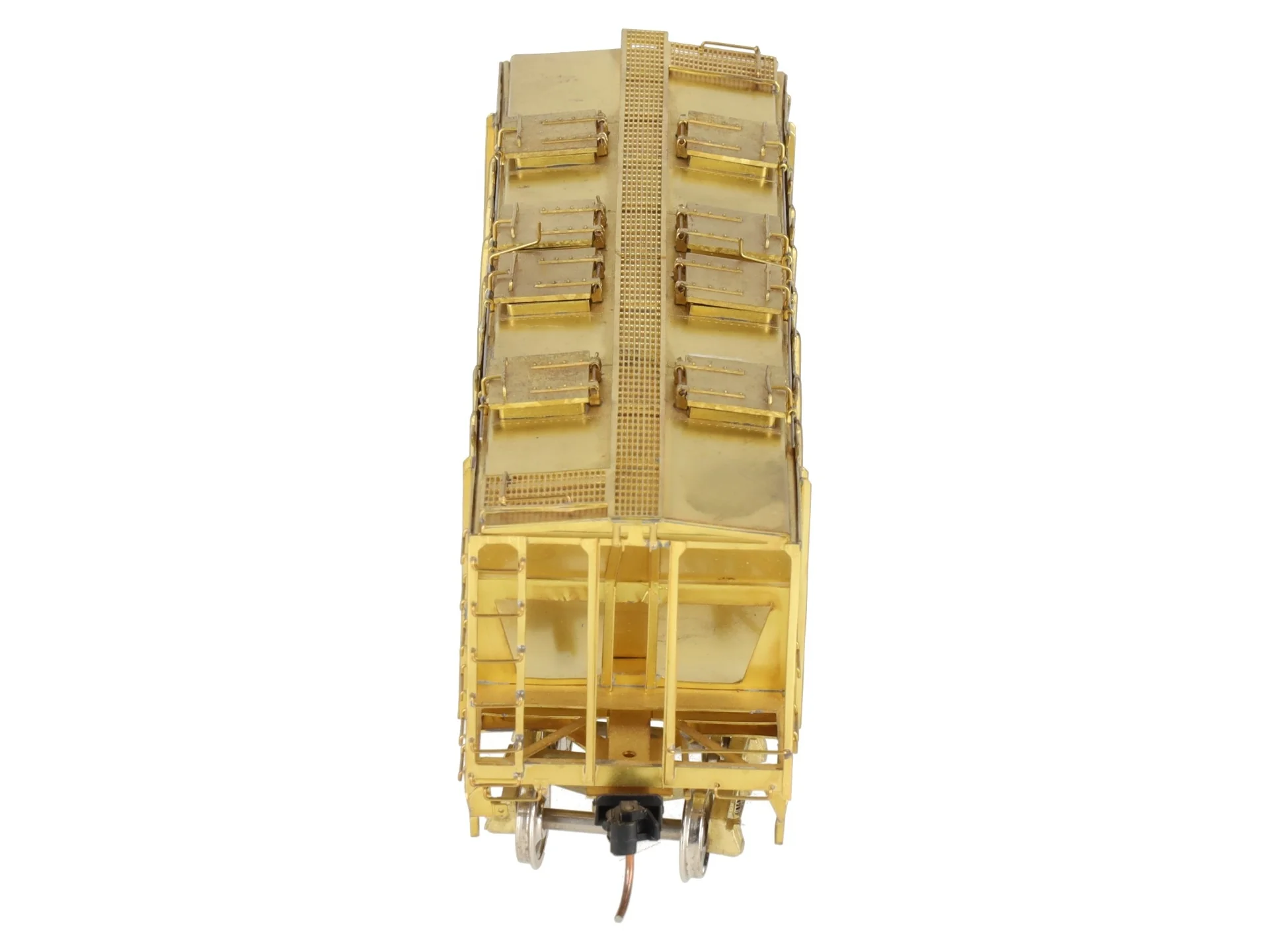 Overland OMI-1687 S Gauge BRASS ACF Quad-Bay Covered Hopper Car EX/Box - Image 4