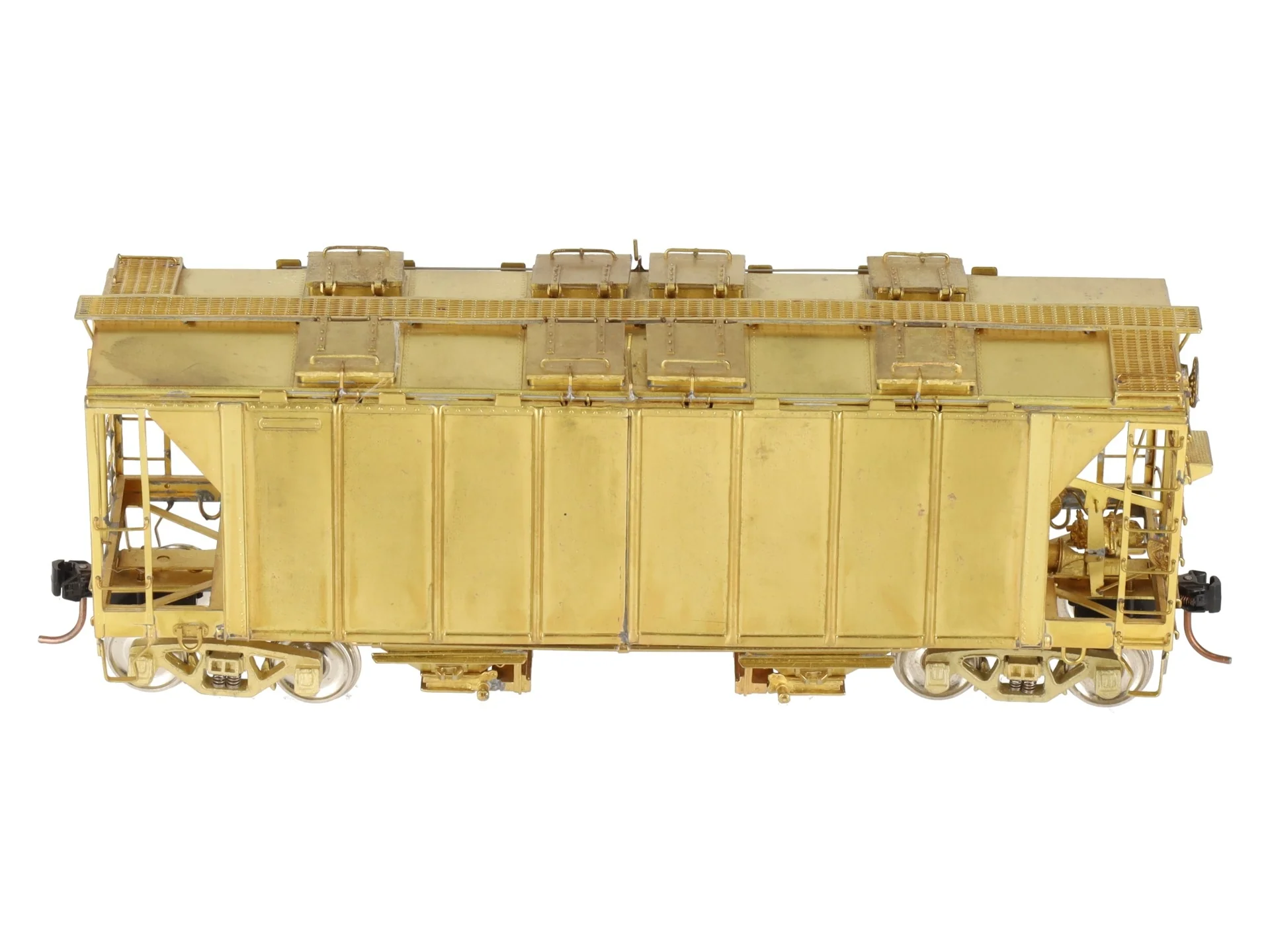 Overland OMI-1687 S Gauge BRASS ACF Quad-Bay Covered Hopper Car EX/Box - Image 8