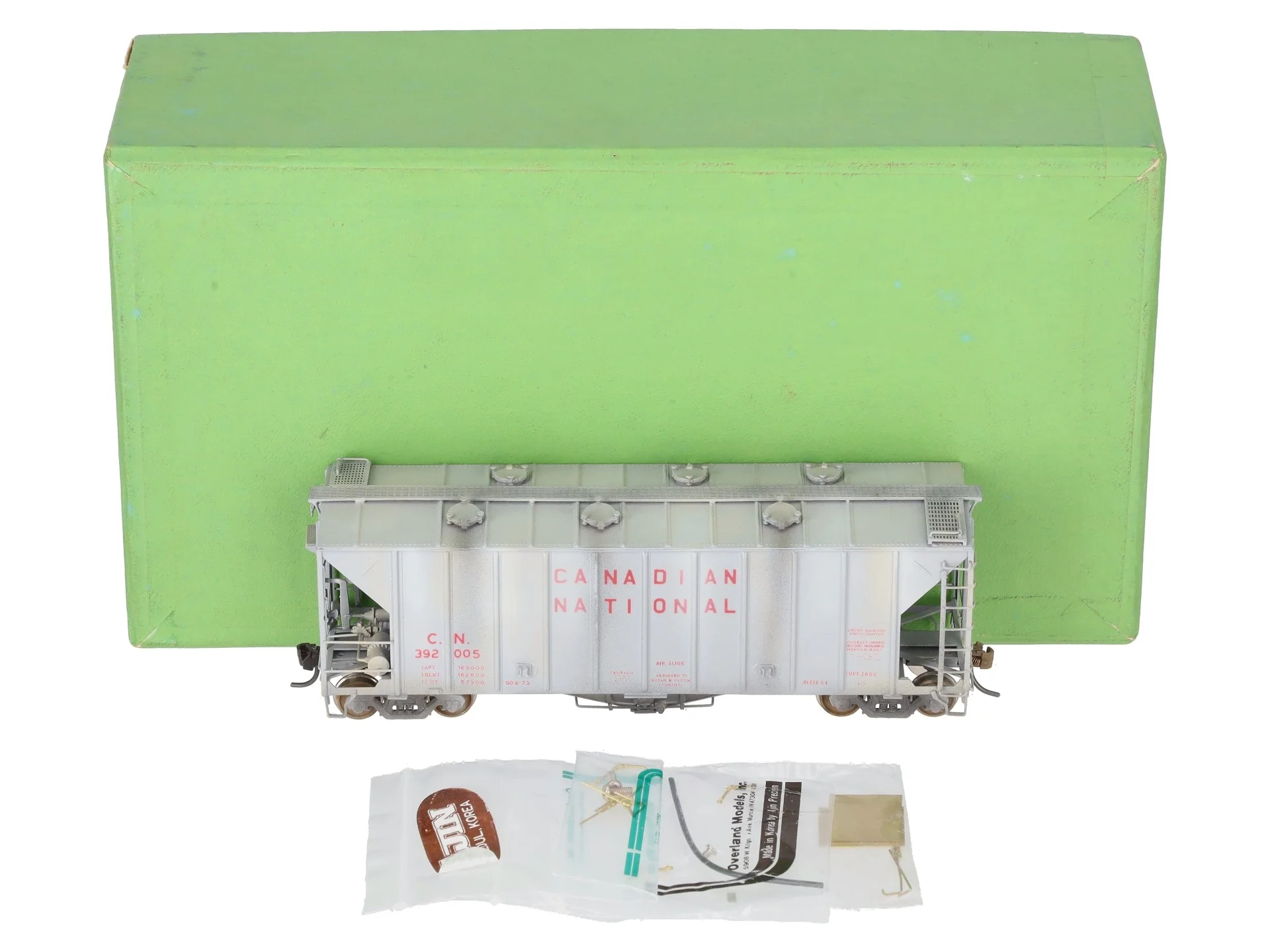 Overland OMI-3113 HO BRASS Custom Painted CN Airslide Covered Hopper/Box