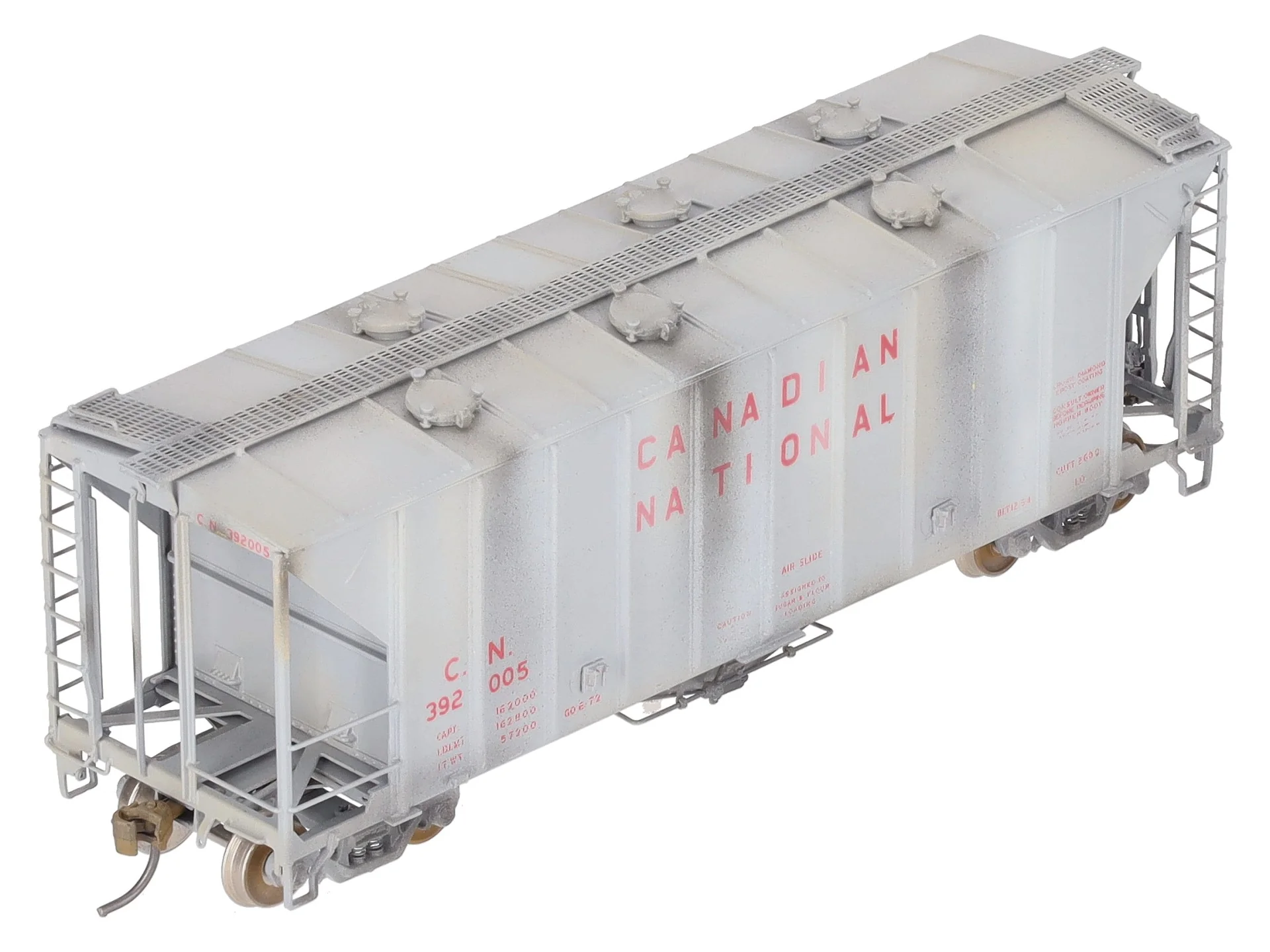 Overland OMI-3113 HO BRASS Custom Painted CN Airslide Covered Hopper/Box - Image 10