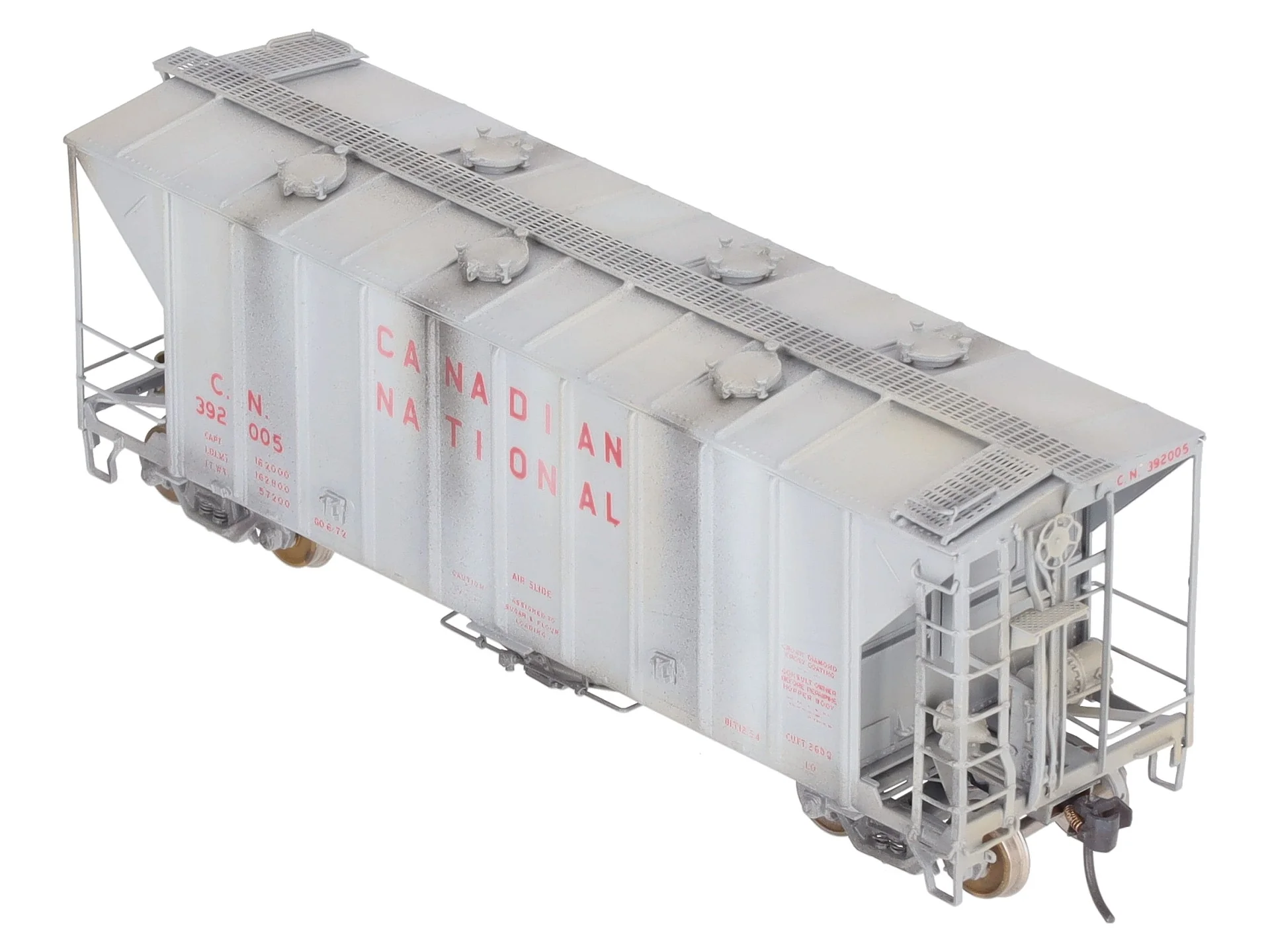 Overland OMI-3113 HO BRASS Custom Painted CN Airslide Covered Hopper/Box - Image 2