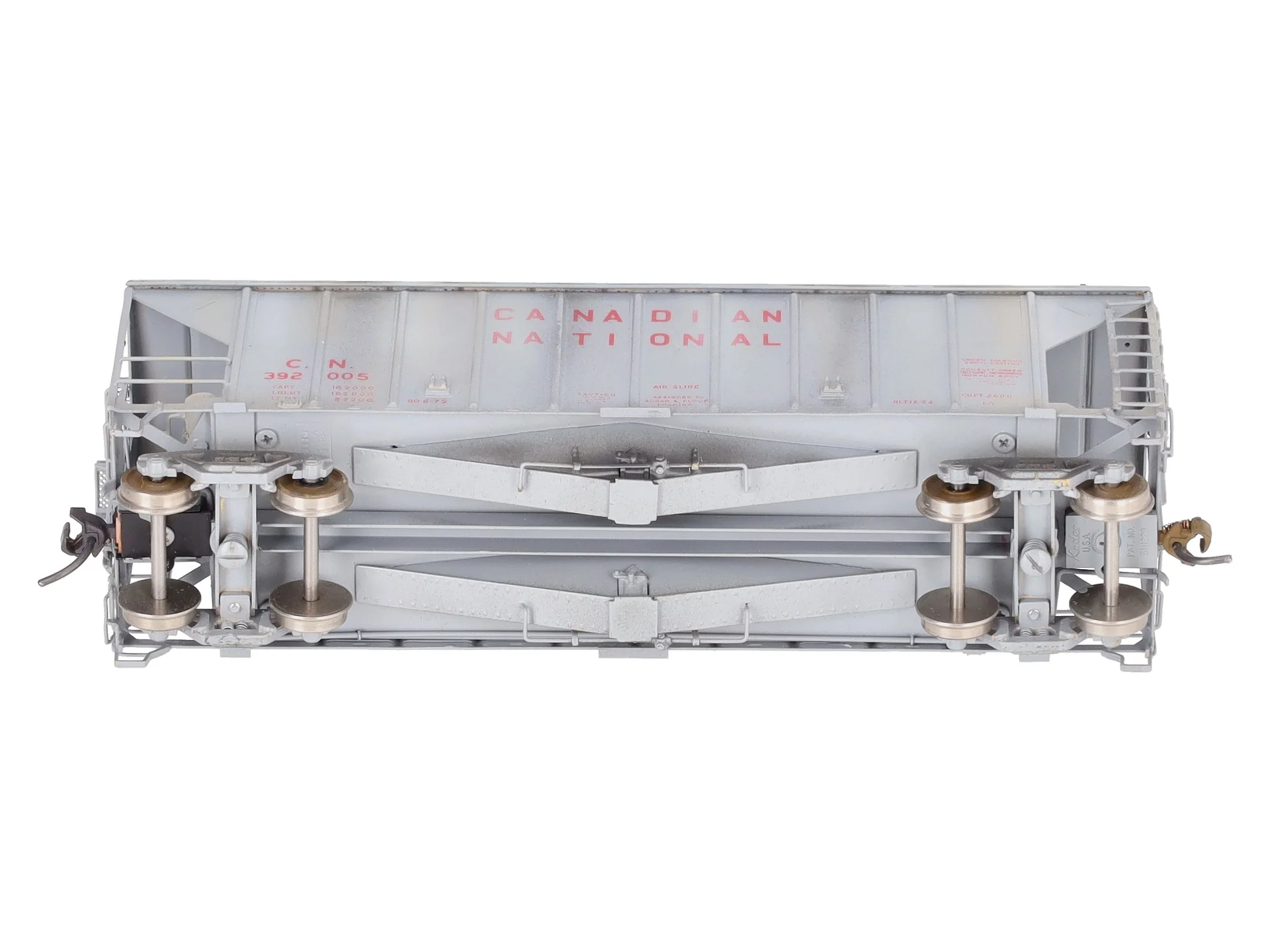 Overland OMI-3113 HO BRASS Custom Painted CN Airslide Covered Hopper/Box - Image 6
