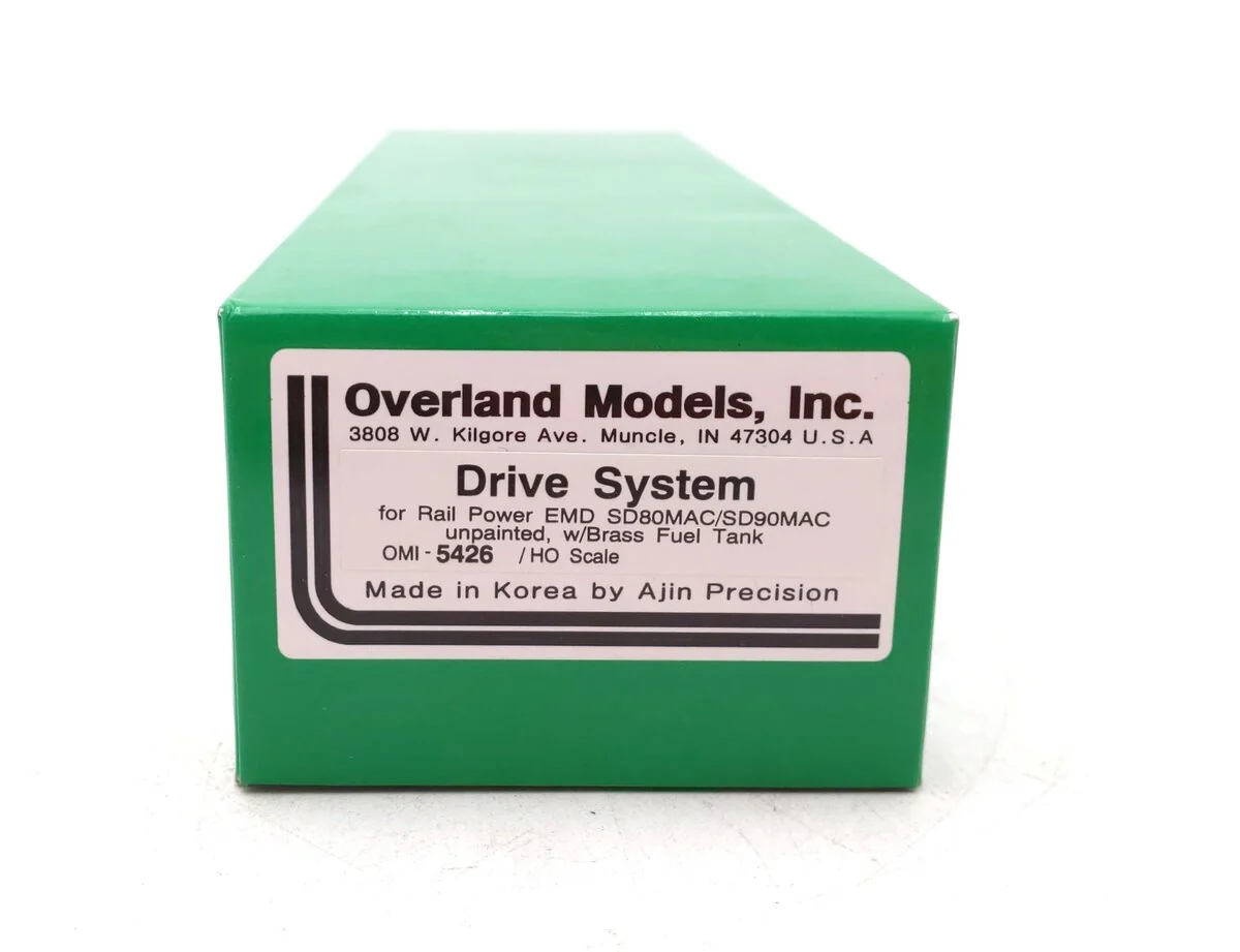 Overland OMI-5426 BRASS HO Scale Drive System for EMD SD80MAC Diesel Engine LN/Box - Image 5