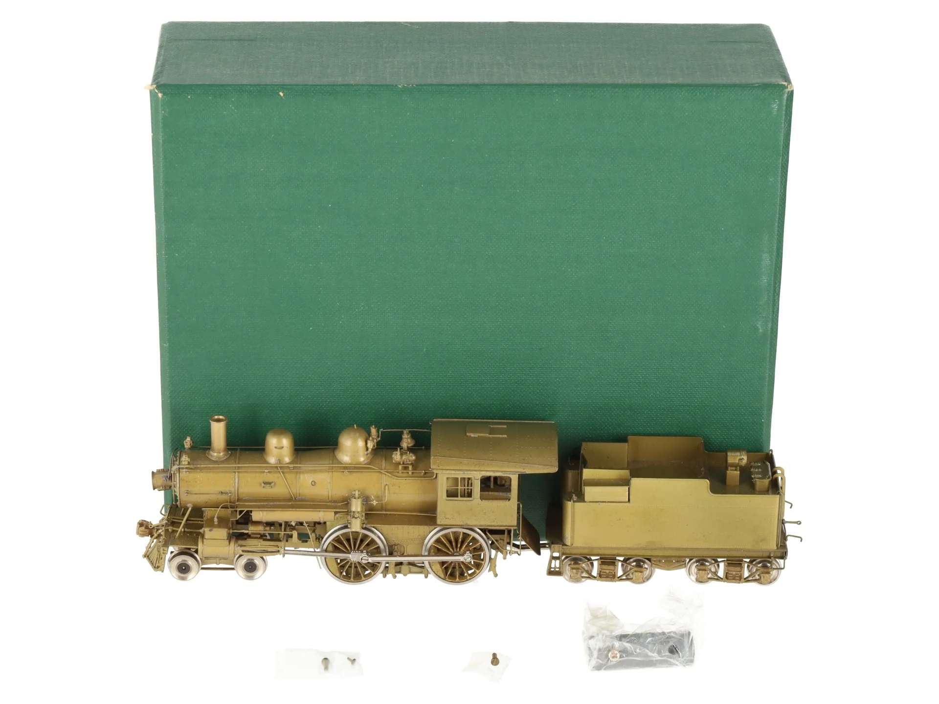 Pacific Fast Mail HO Brass Boston & Maine 4-4-0 A-41F Steam Locomotive & Tender EX/Box