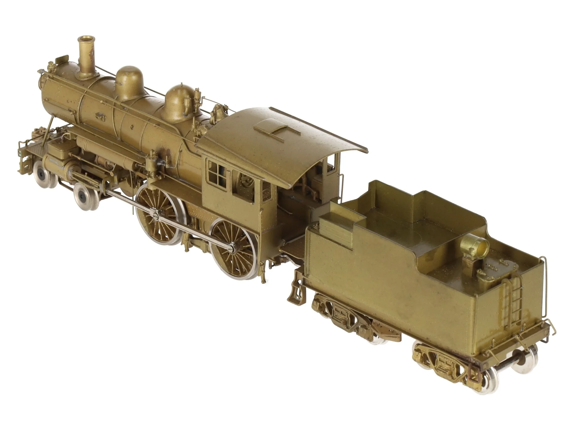 Pacific Fast Mail HO Brass Boston & Maine 4-4-0 A-41F Steam Locomotive & Tender EX/Box - Image 9